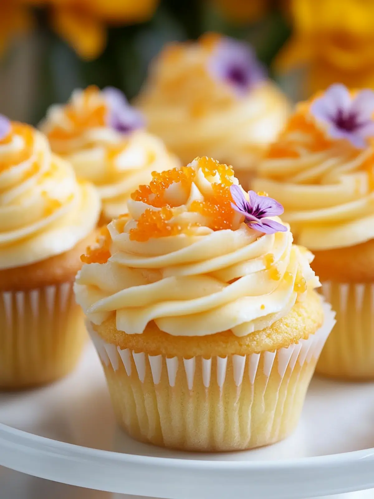 Sweet Orange Creamsicle Cupcakes for a Mother’s Day Treat 3 Orange Creamsicle Cupcakes- For mother's day special