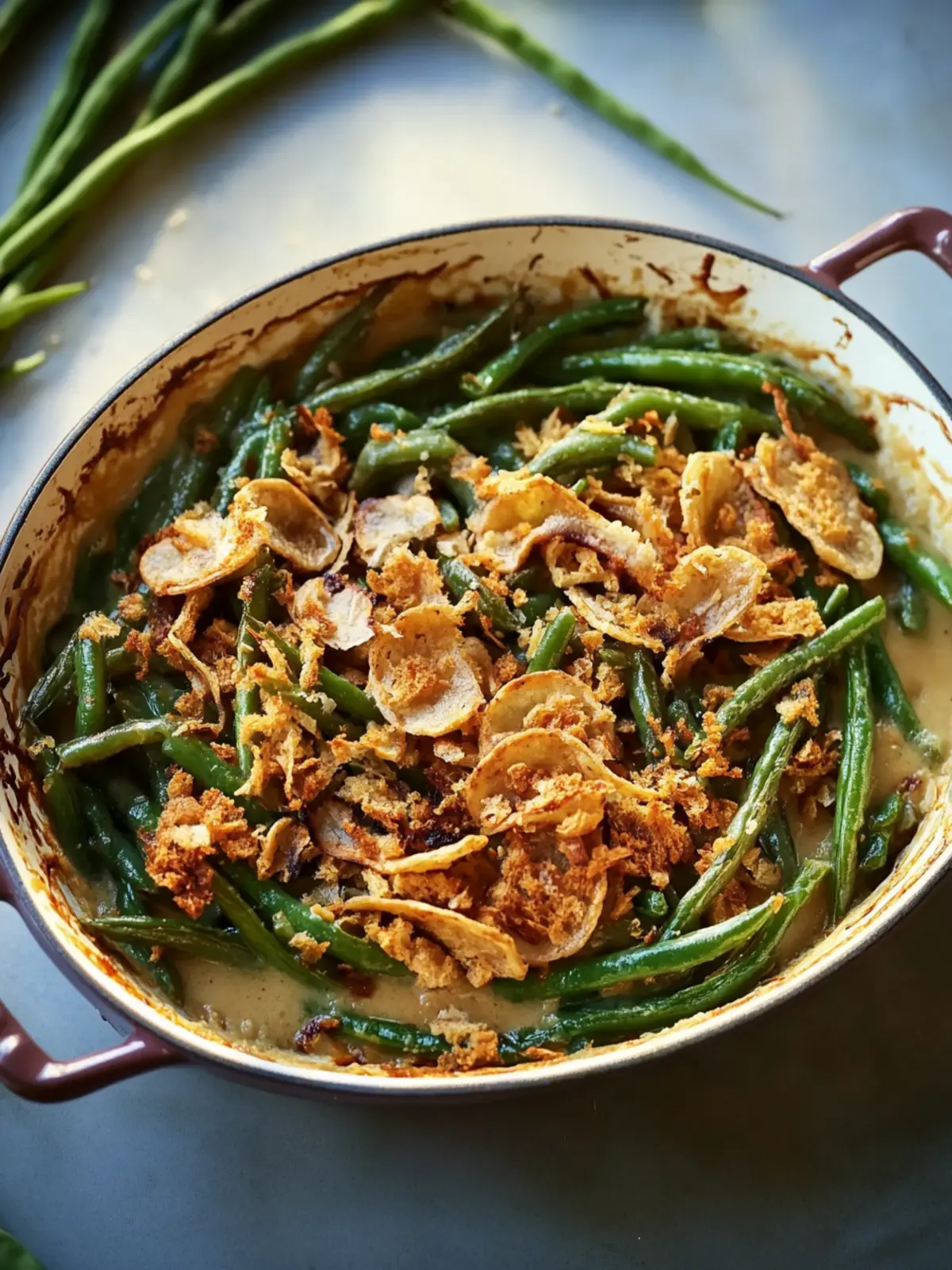 Delicious Vegan Green Bean Casserole Everyone Will Love 3 Vegan Green Bean Casserole