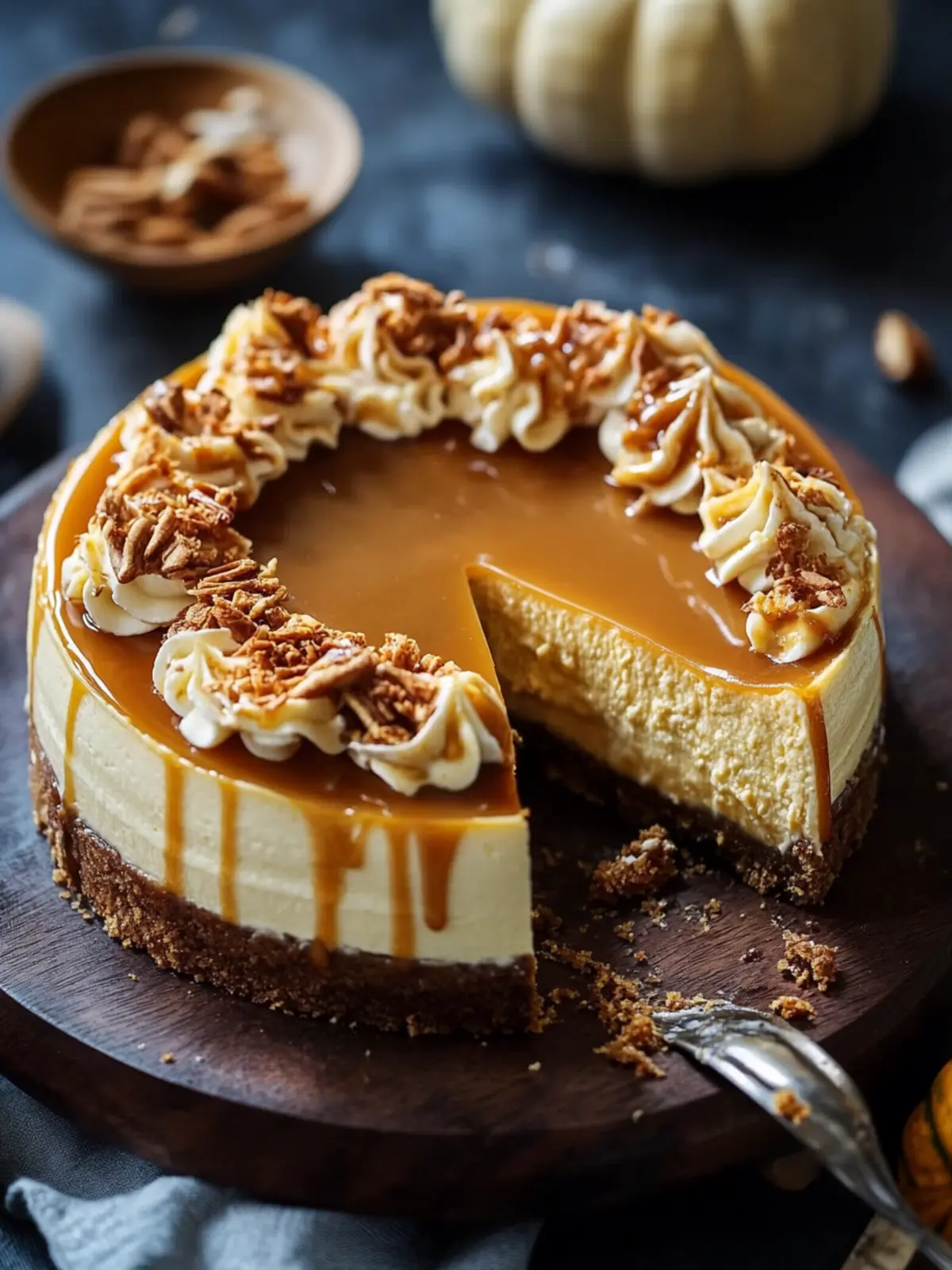Caramel Pumpkin Cheesecake Recipe