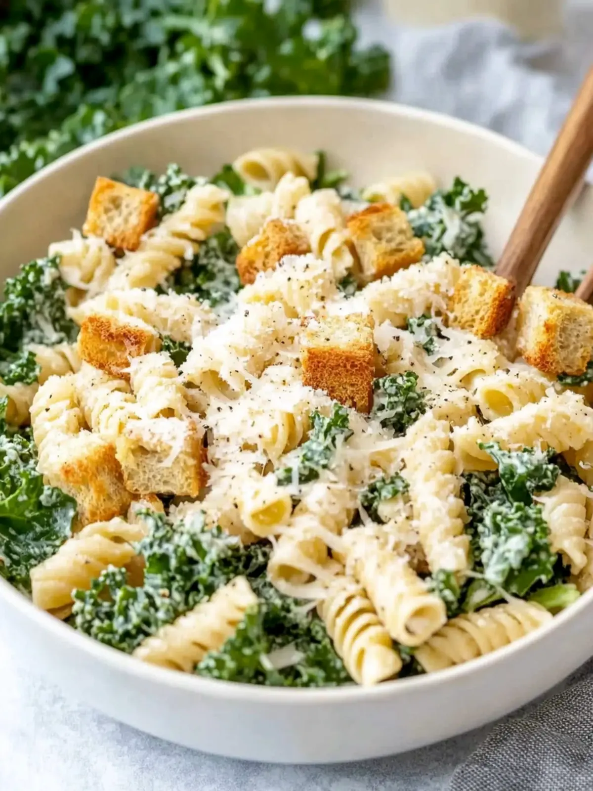 Kale Caesar Pasta Salad: A Crunchy, Creamy Delight Awaiting You 5 Kale Caesar Pasta Salad