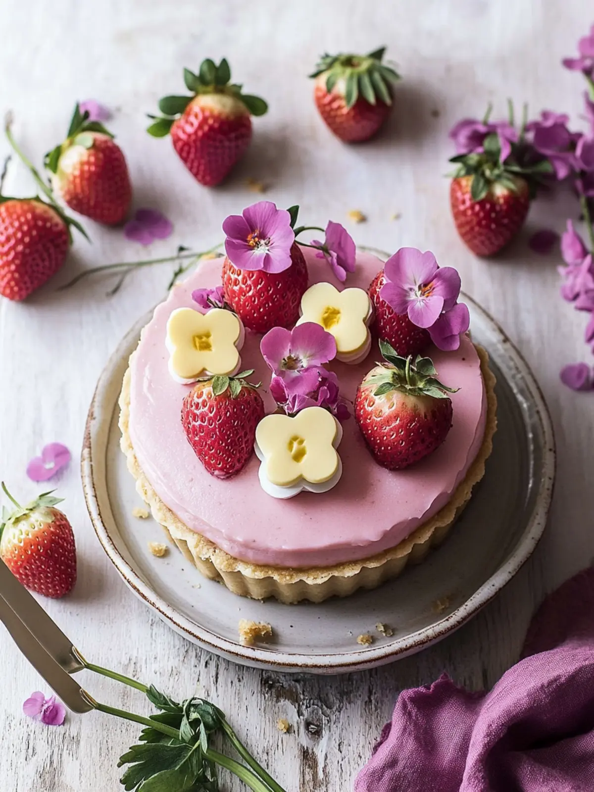 Delicious Strawberry Cream Tarts for an Unforgettable Mother's Day 2 Strawberry cream tarts for Mother's Day