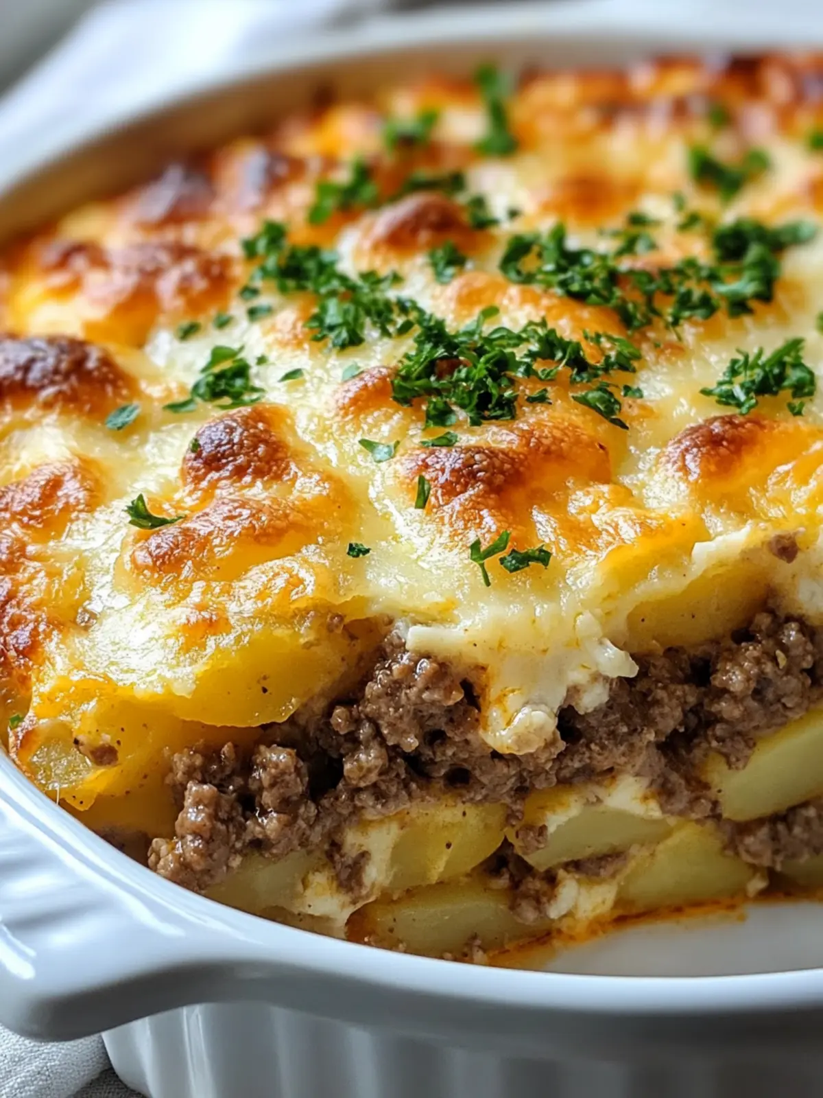Cheesy Beef Hamburger Potato Casserole for Cozy Nights 5 Cheesy Beef Hamburger Potato Casserole