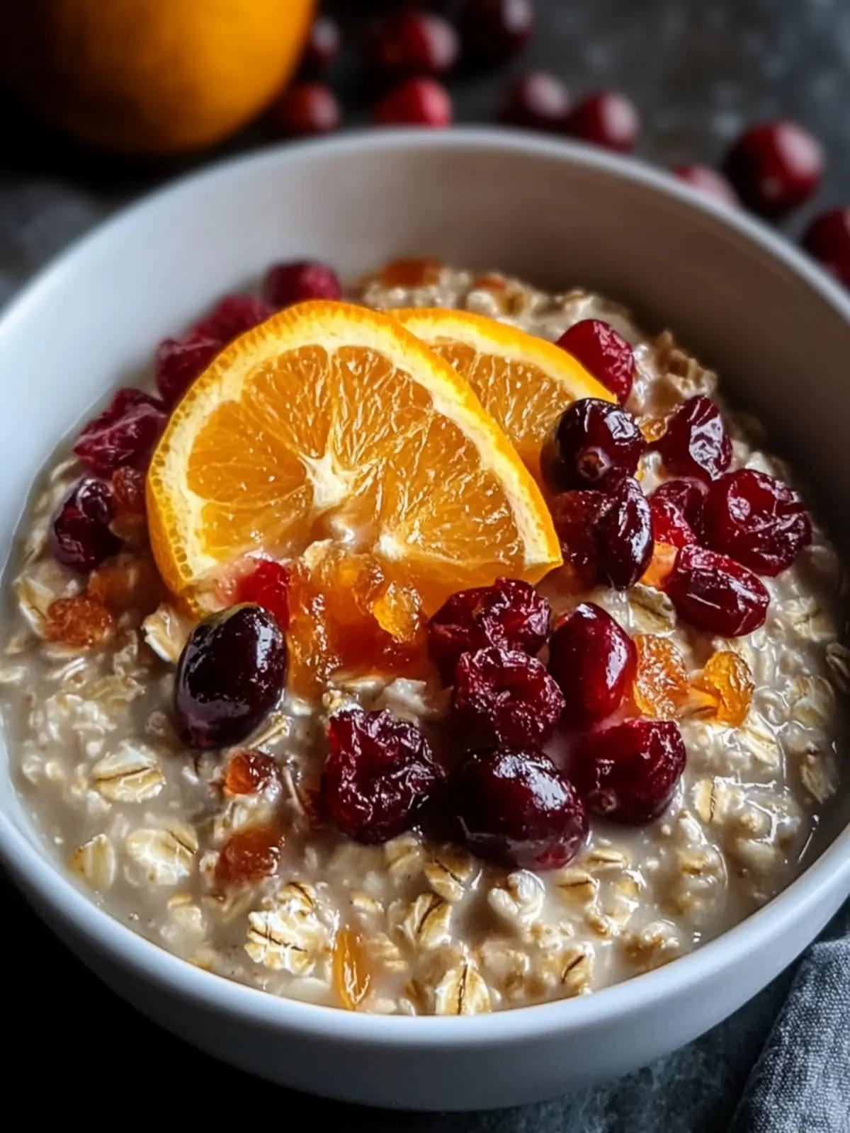 Candied Orange Oatmeal Cranberries for a Cozy Breakfast Treat 5 Candied Orange Oatmeal Cranberries