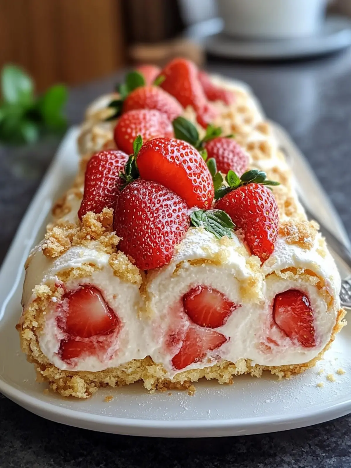 Sweet Strawberry Shortcake Cheesecake Rolls You’ll Crave! 4 Sweet Strawberry Shortcake Cheesecake Rolls