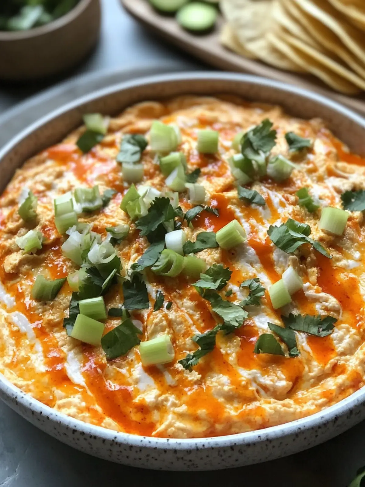 Irresistible High-Protein Buffalo Chicken Dip for Game Day 2 High-Protein Buffalo Chicken Dip
