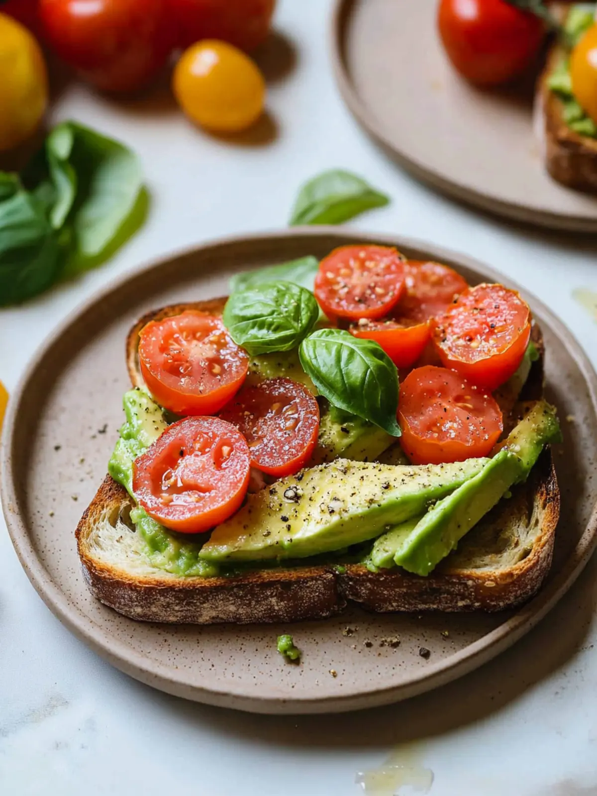 Avocado and Tomato Toast: A Fresh Twist for Summer Brunch 2 Avocado and Tomato Toast