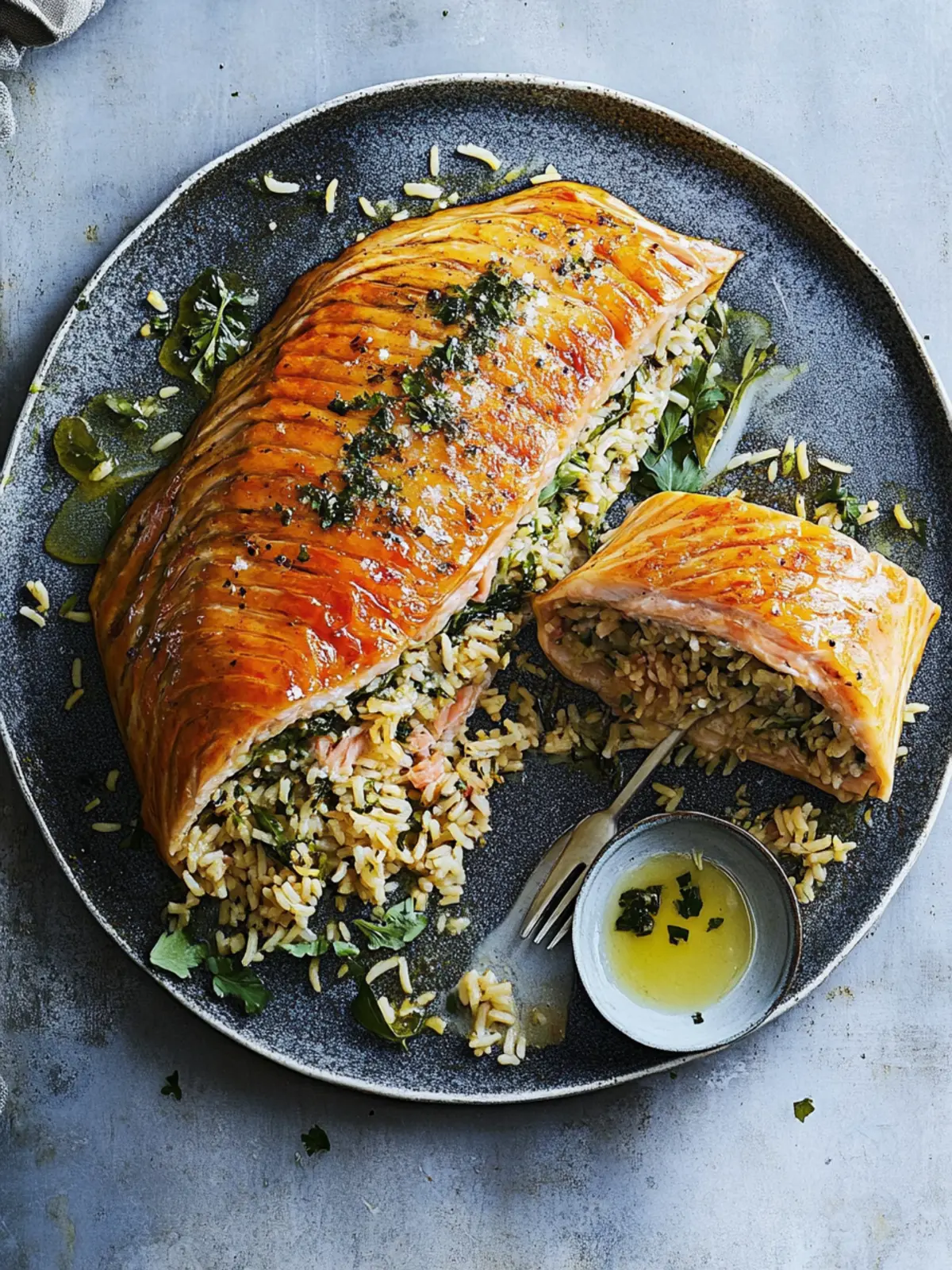 Elevate Mother's Day with Ocean Trout and Harissa Basmati Wellington 4 Ocean trout and harissa basmati wellington- Mother's day brunch