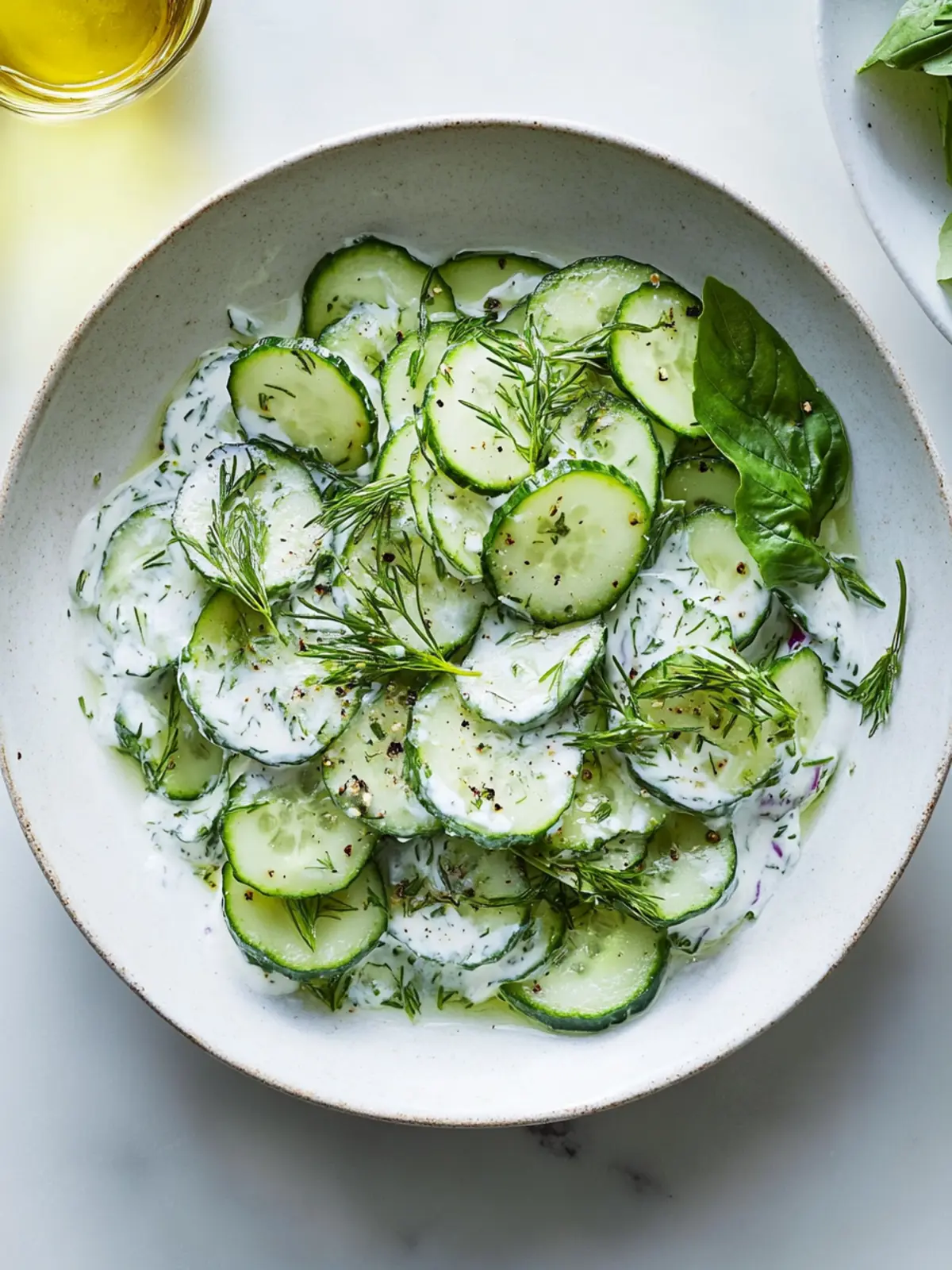 Cool and Creamy Herbed Cucumber-Yogurt Salad for Summer Bliss 2 Herbed Cucumber-Yogurt Salad