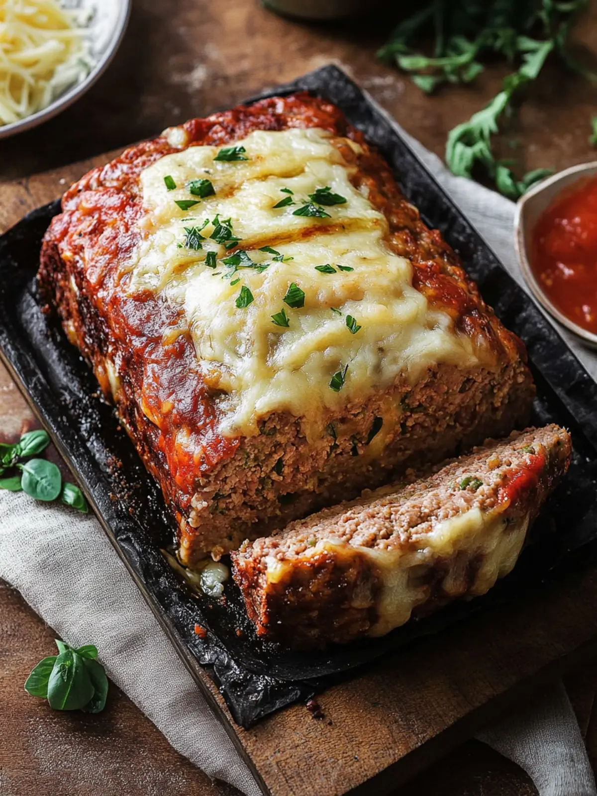 Melt-in-Your-Mouth Cheese and Capsicum Meatloaf Delight 2 Cheese and capsicum meatloaf