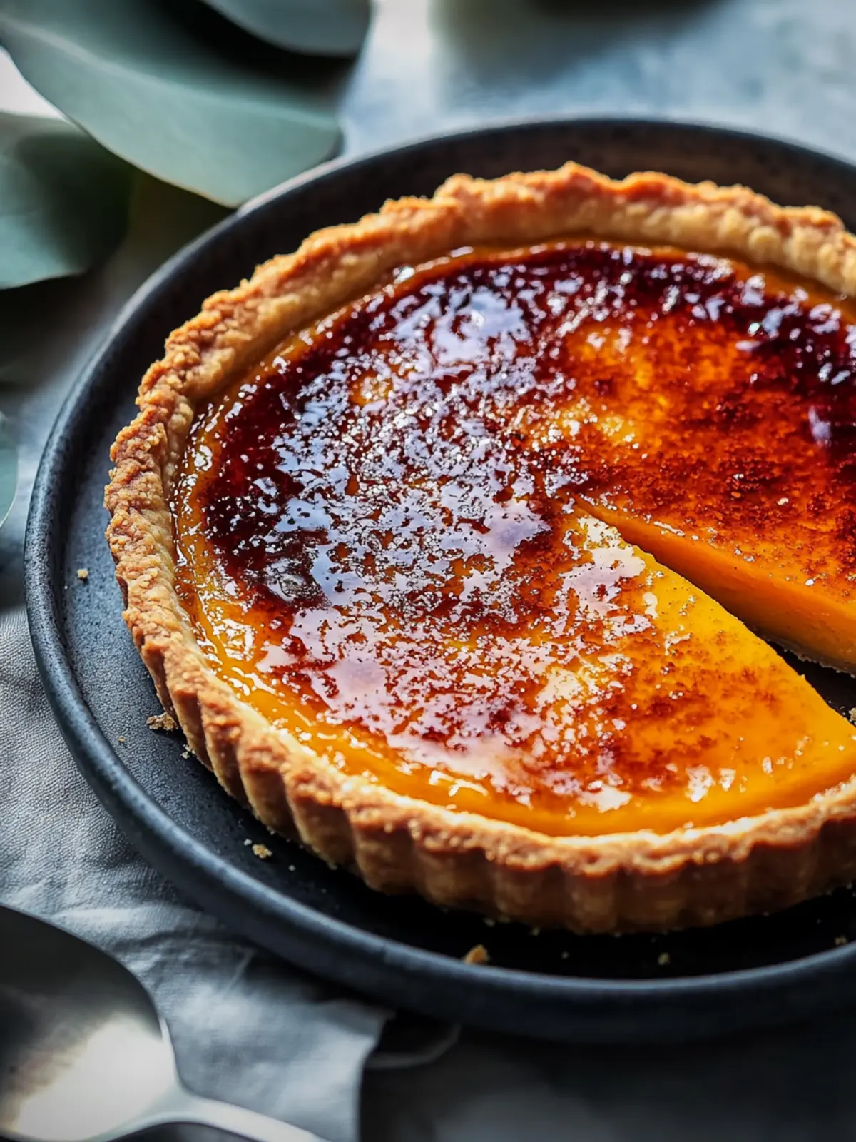 Japanese Sweet Potato Crème Brûlée Tart: A Heavenly Twist 2 Japanese Sweet Potato Crème Brûlée Tart