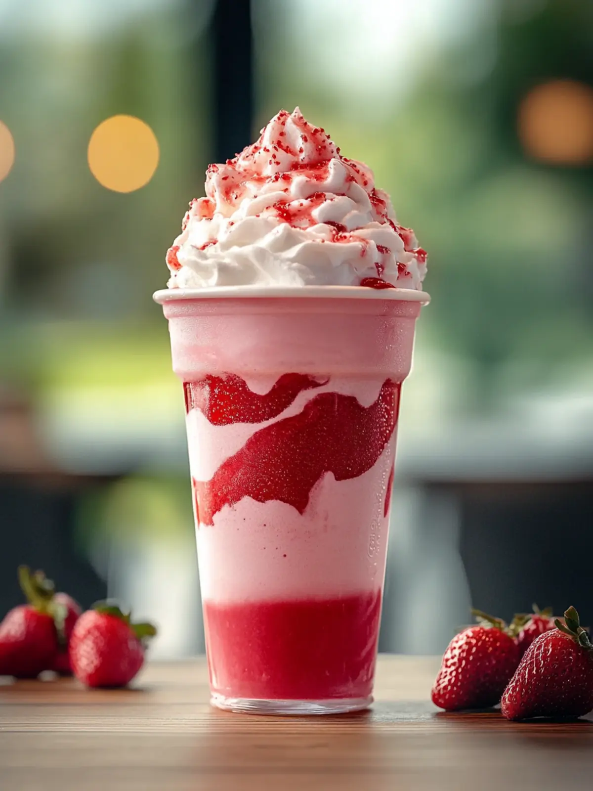 Irresistibly Creamy Strawberry Cream Slush Frappuccino Recipe 3 Strawberry Cream Slush Frappuccino