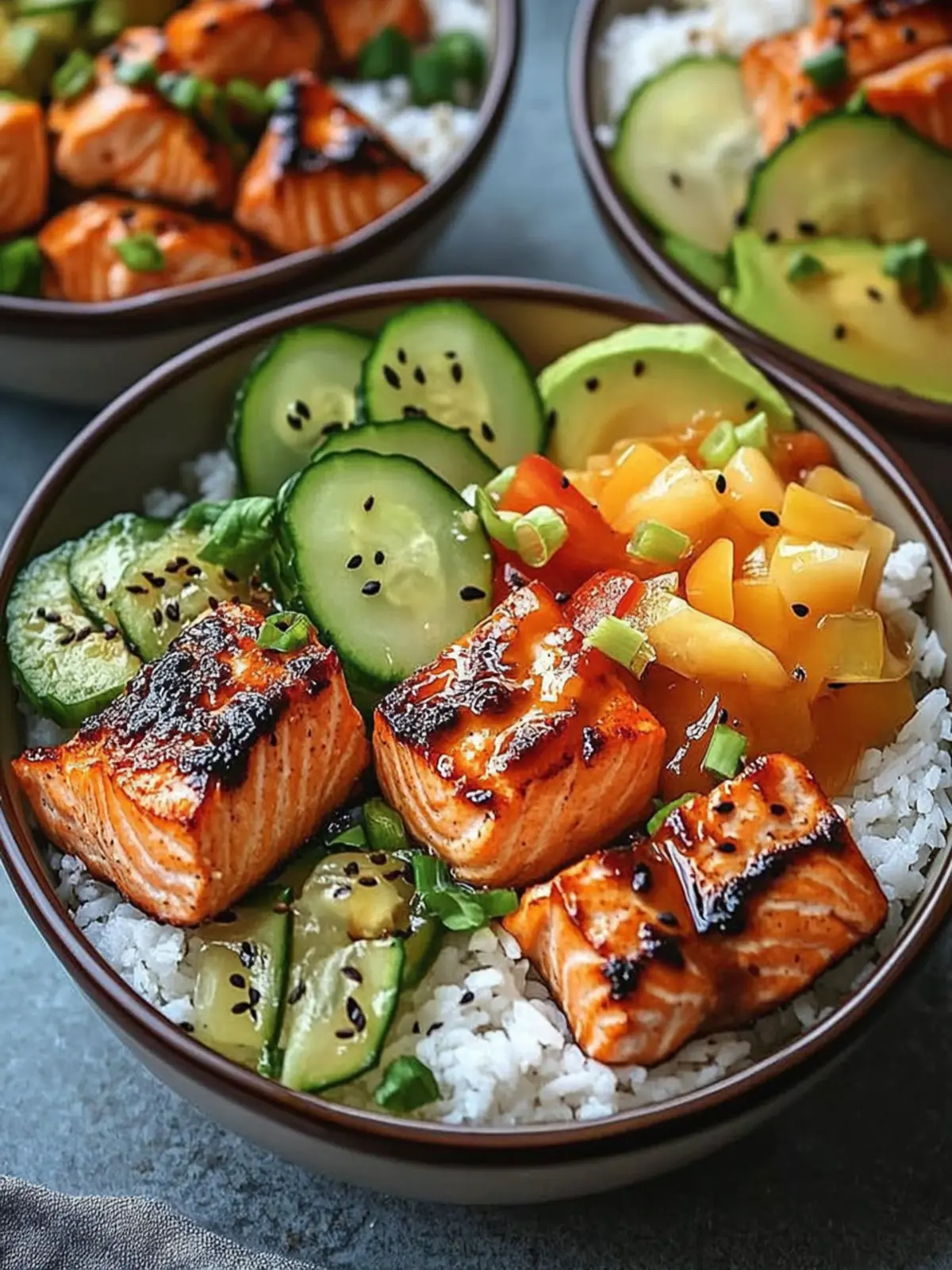 Irresistible Sriracha Honey Salmon Bowls Ready in 30 Minutes 4 Sriracha Honey Salmon Bowls