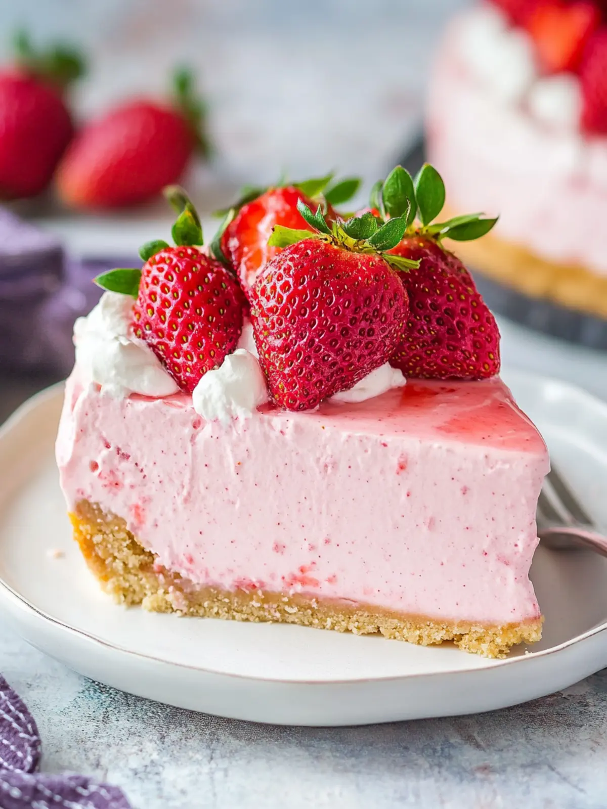 No Bake Strawberry Cheesecake That Will Wow Your Guests 5 No Bake Strawberry Cheesecake