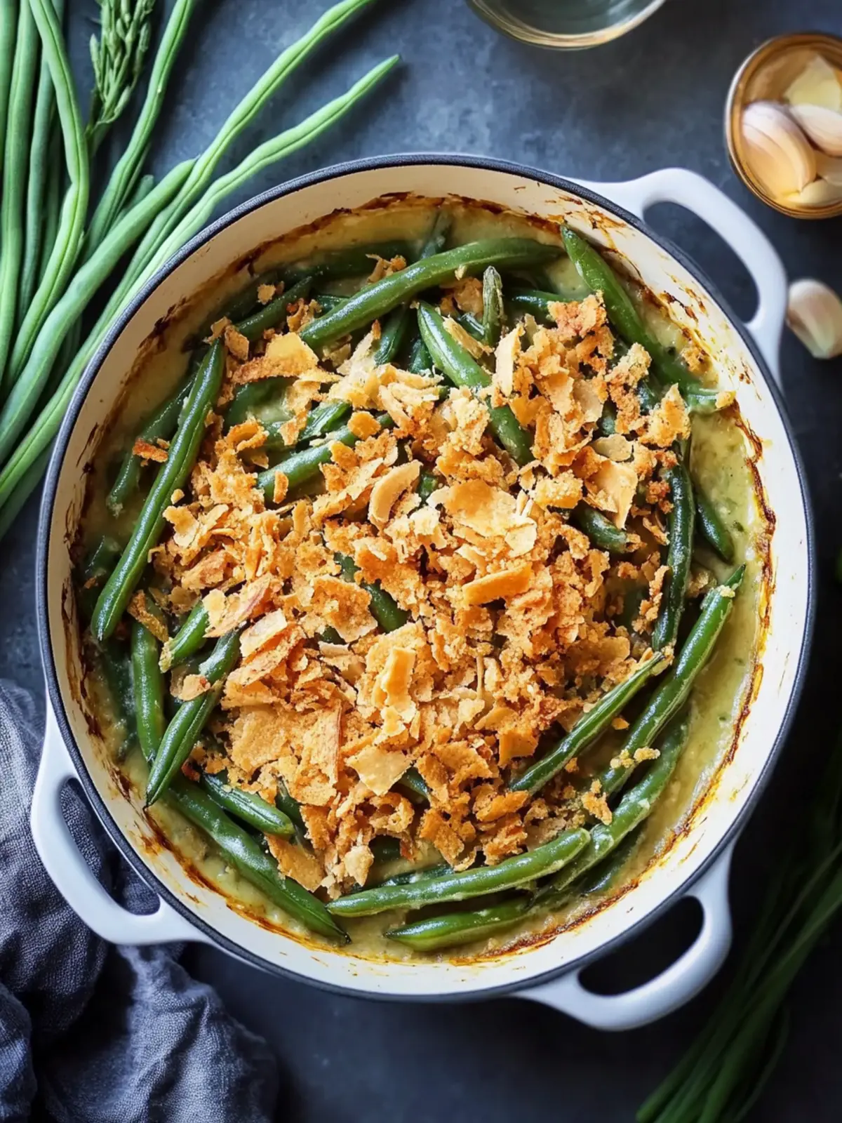 Savory Vegan Green Bean Casserole for Cozy Get-Togethers 5 Vegan Green Bean Casserole