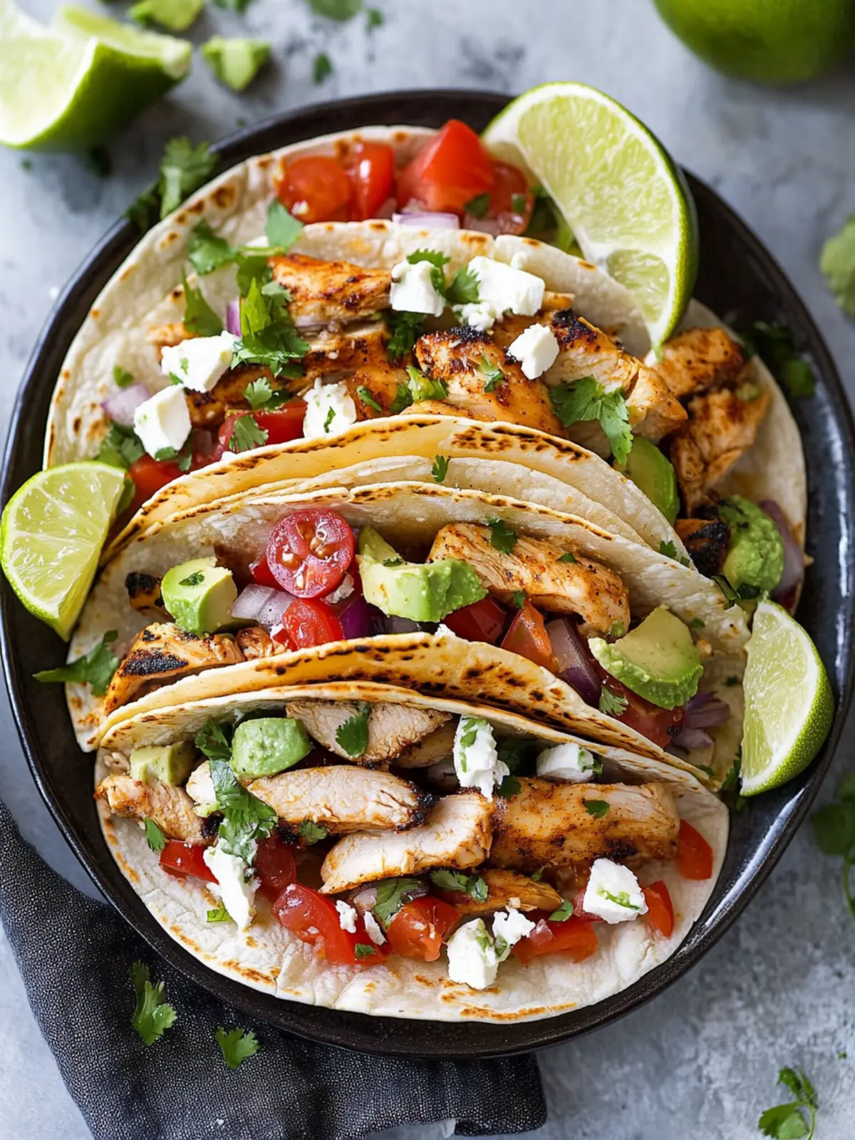 Oven Roasted Chicken Tacos: Easy Flavor-Packed Dinner Delight 3 Oven Roasted Chicken Tacos