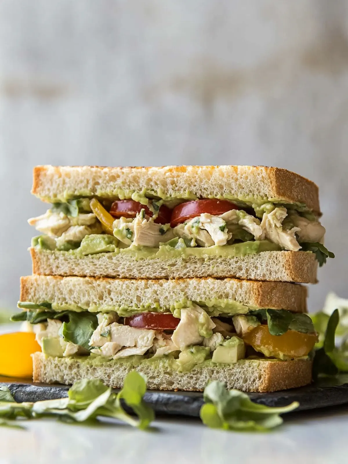 Savory Avocado Chicken Salad Sandwich for Light Summer Feasts 3 Avocado Chicken Salad Sandwich