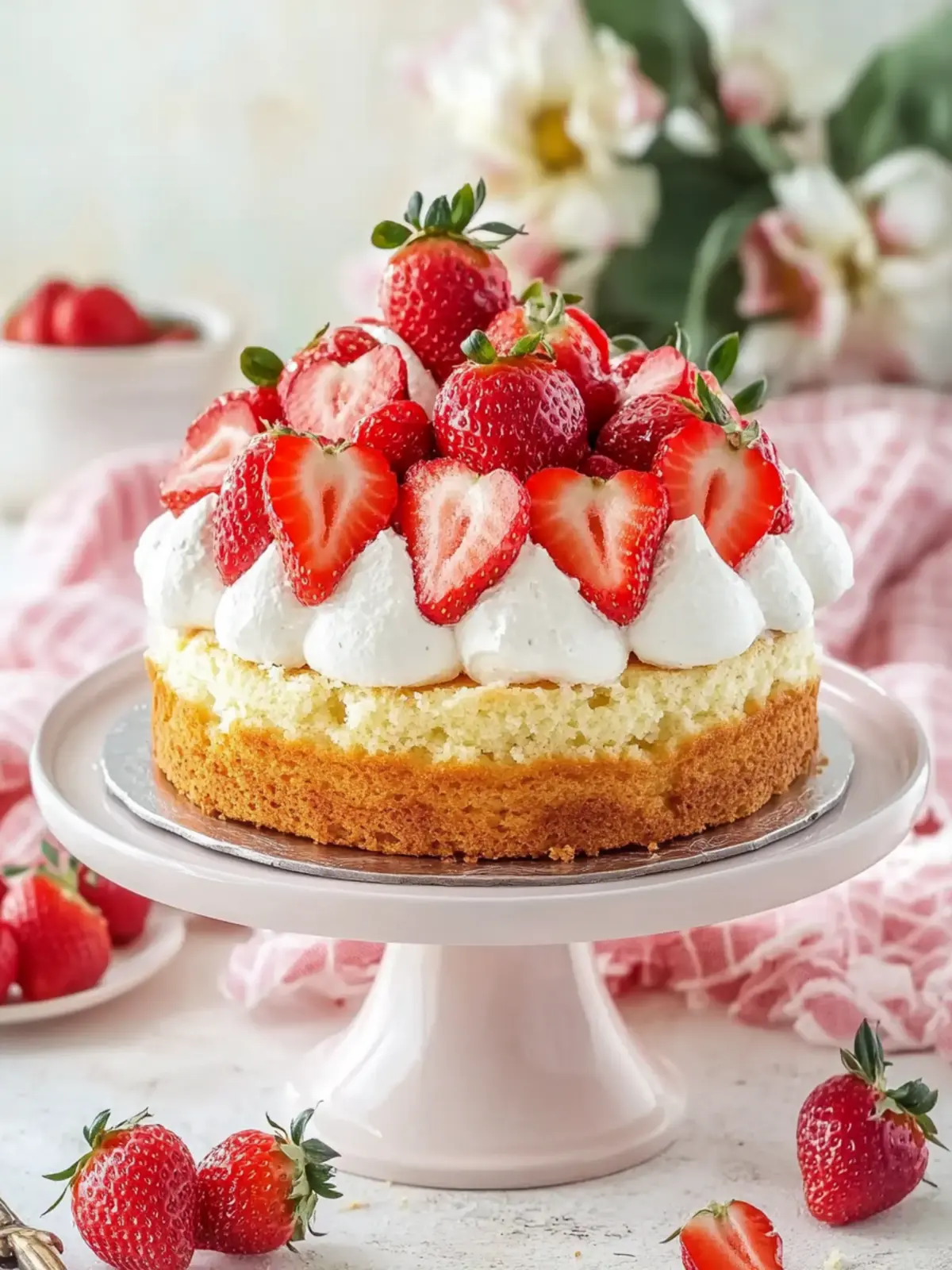 Delicious Strawberry Shortcake Cake for Summer Bliss 2 Strawberry Shortcake Cake