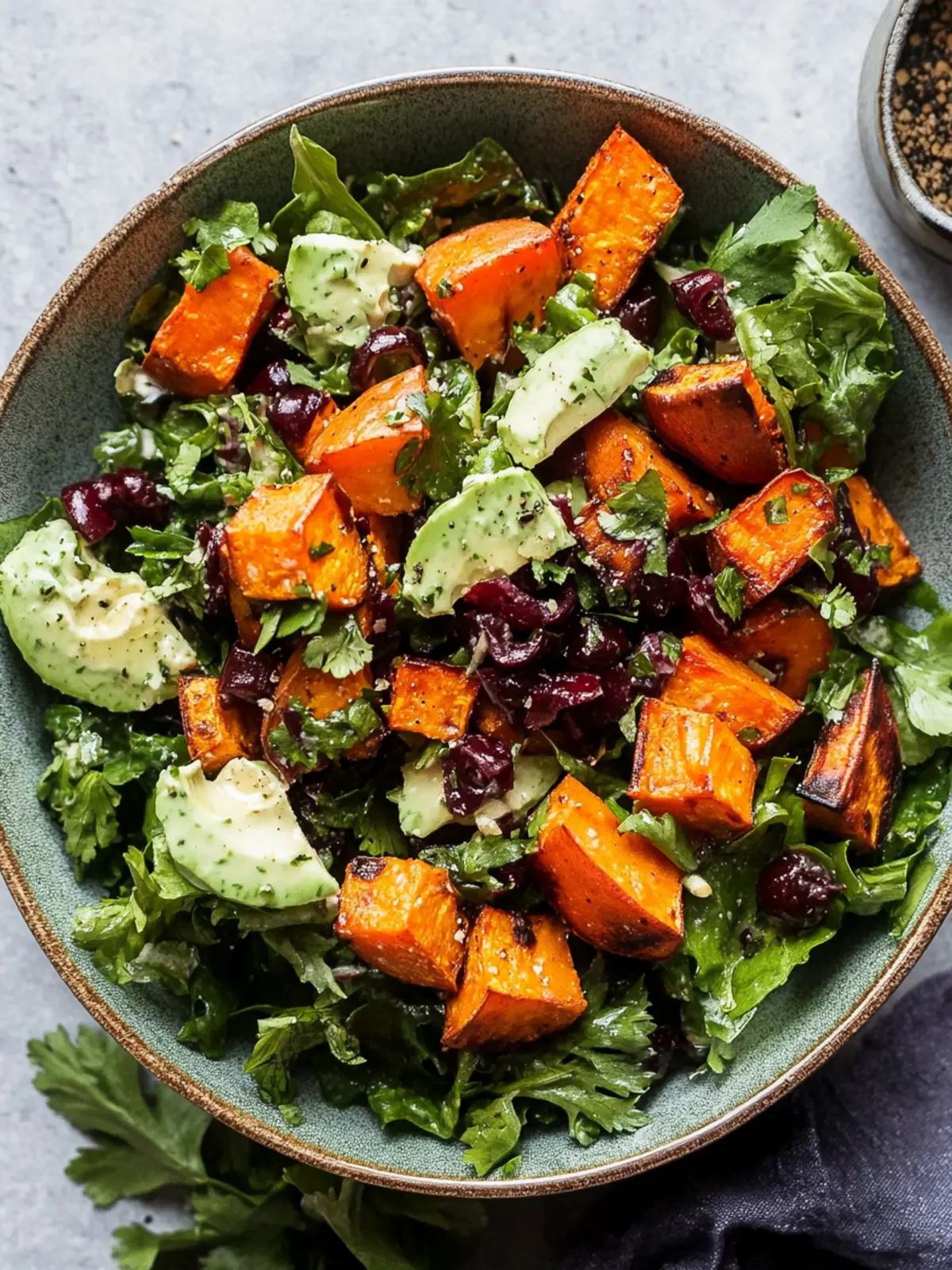 Vegan Roasted Sweet Potato Salad for a Wholesome Feast 2 Vegan Roasted Sweet Potato Salad