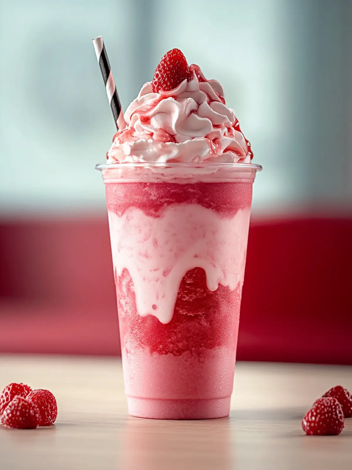 Irresistibly Creamy Strawberry Cream Slush Frappuccino Recipe 5 Strawberry Cream Slush Frappuccino