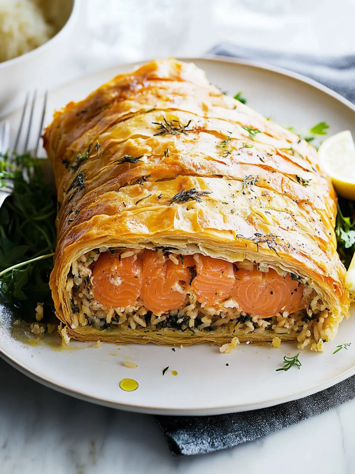 Elevate Mother's Day with Ocean Trout and Harissa Basmati Wellington 3 Ocean trout and harissa basmati wellington- Mother's day brunch