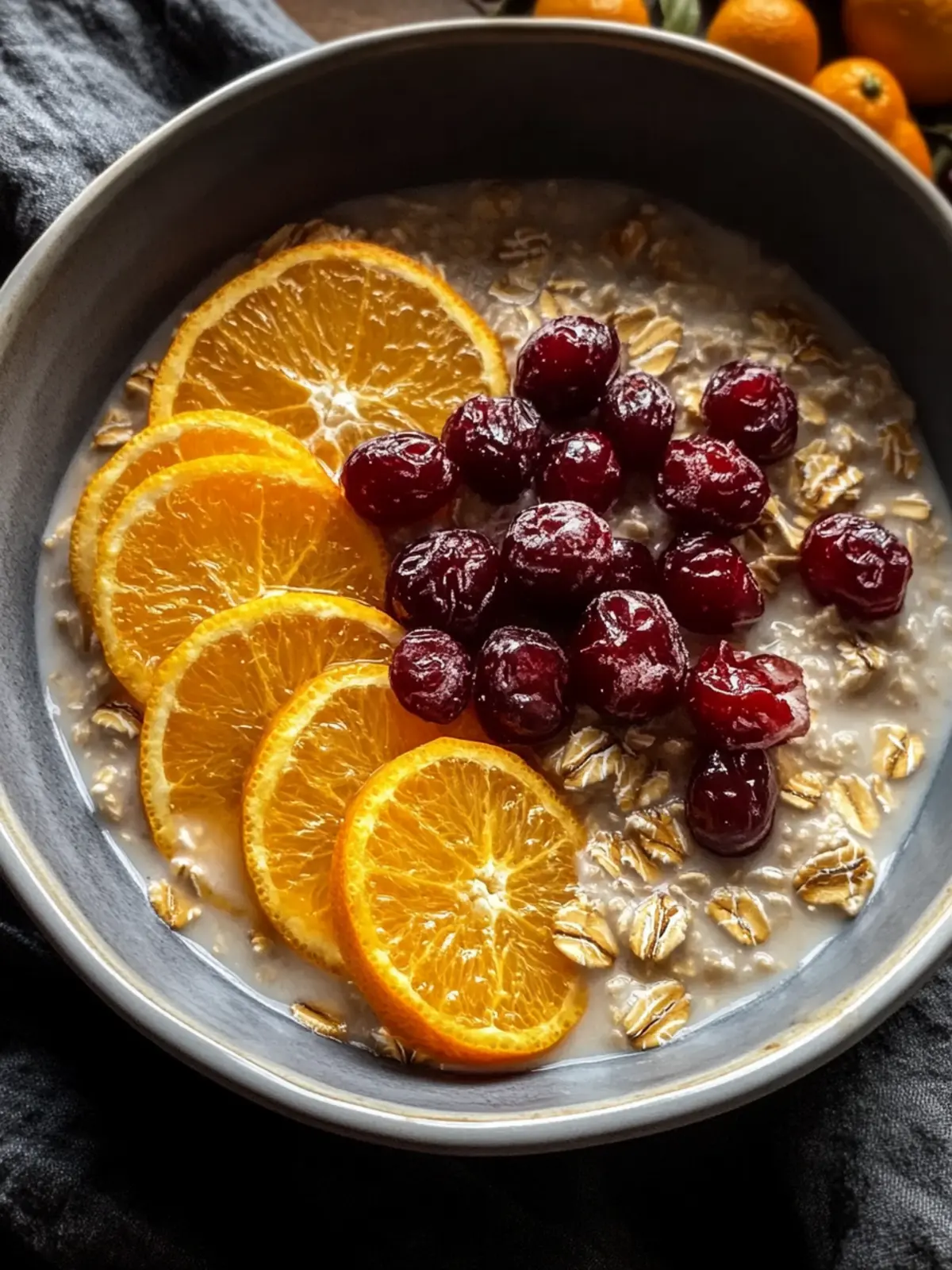 Candied Orange Oatmeal Cranberries for a Cozy Breakfast Treat 4 Candied Orange Oatmeal Cranberries