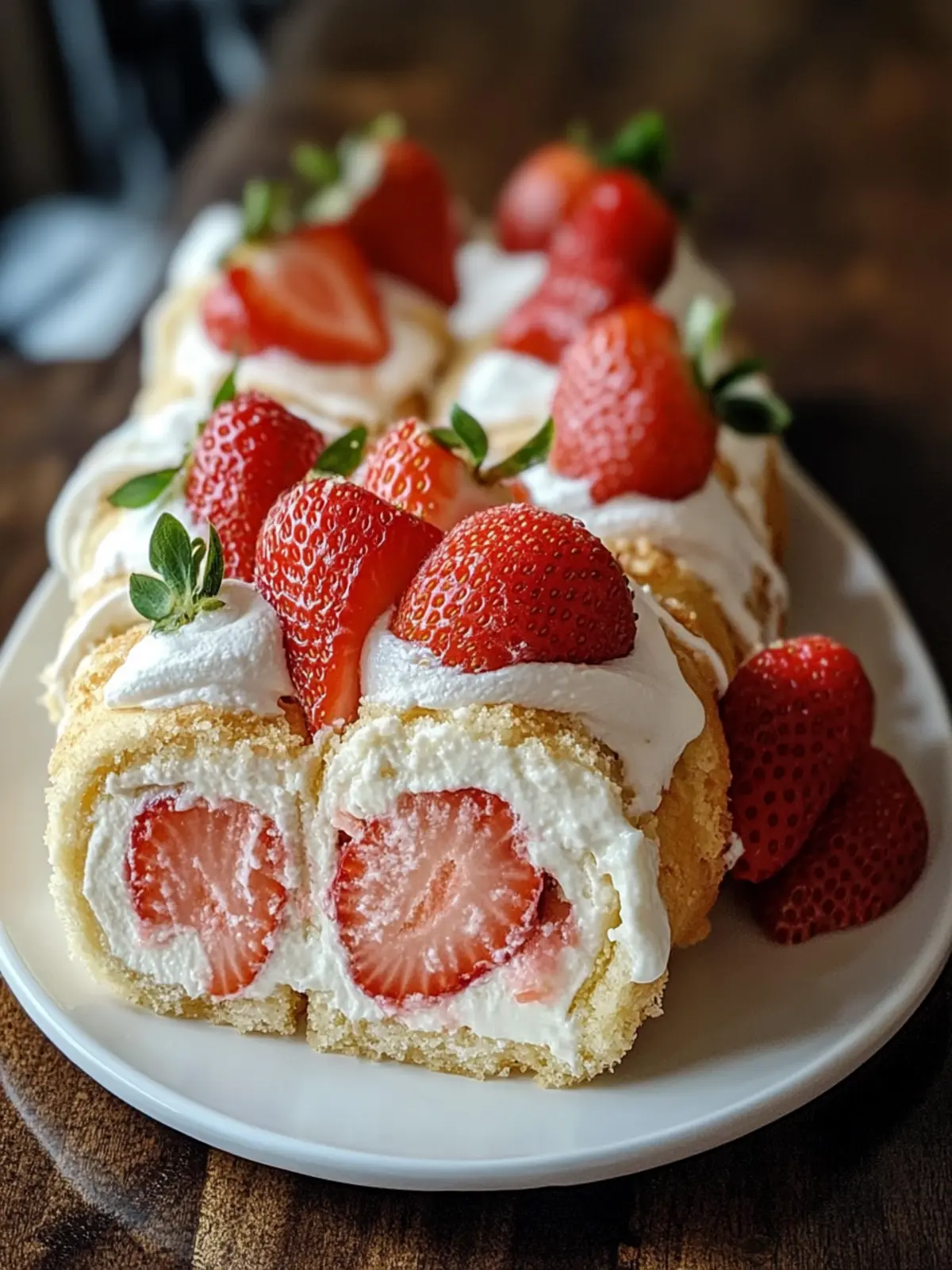 Sweet Strawberry Shortcake Cheesecake Rolls You’ll Crave! 2 Sweet Strawberry Shortcake Cheesecake Rolls