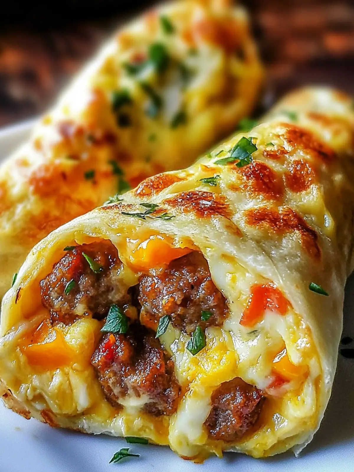 Savor Every Bite: Sausage Egg and Cheese Breakfast Roll-Ups 3 Sausage Egg and Cheese Breakfast Roll-Ups