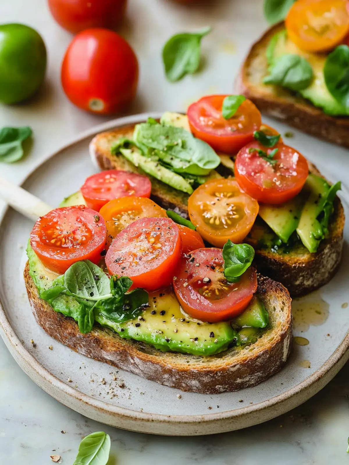 Avocado and Tomato Toast: A Fresh Twist for Summer Brunch 4 Avocado and Tomato Toast