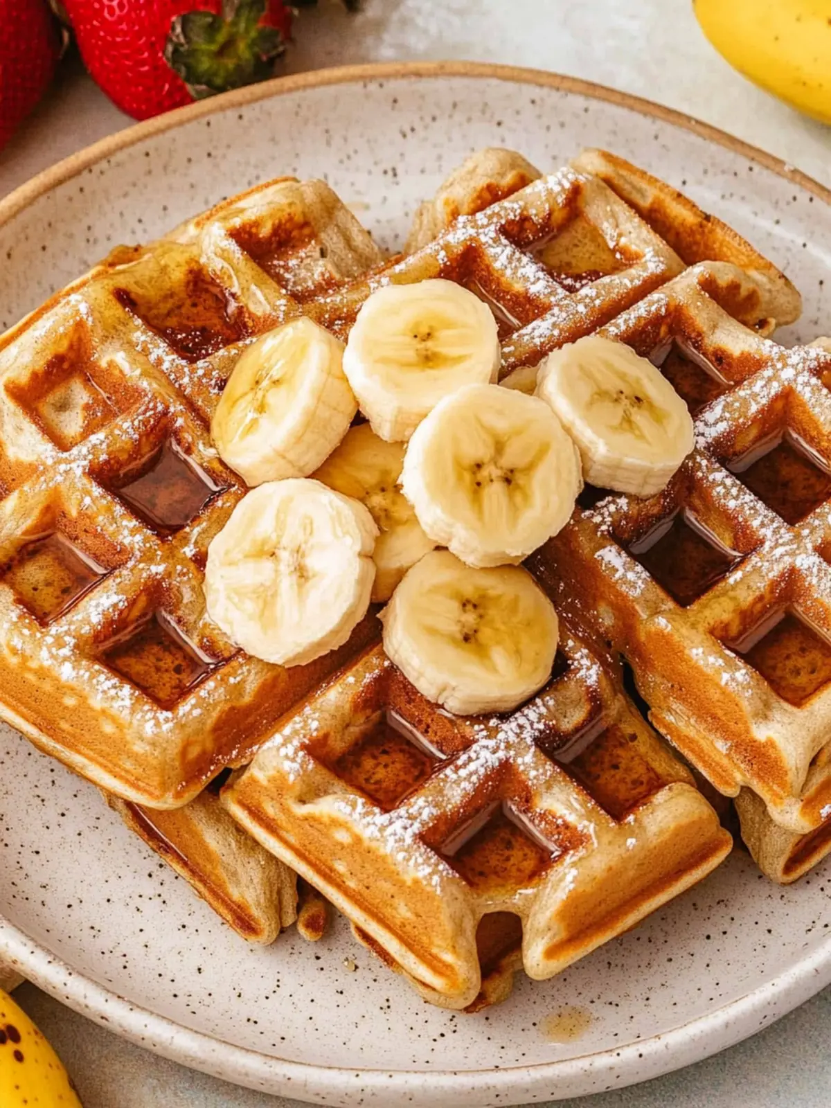 Deliciously Easy Banana Waffles You'll Crave Every Morning 3 Banana Waffles