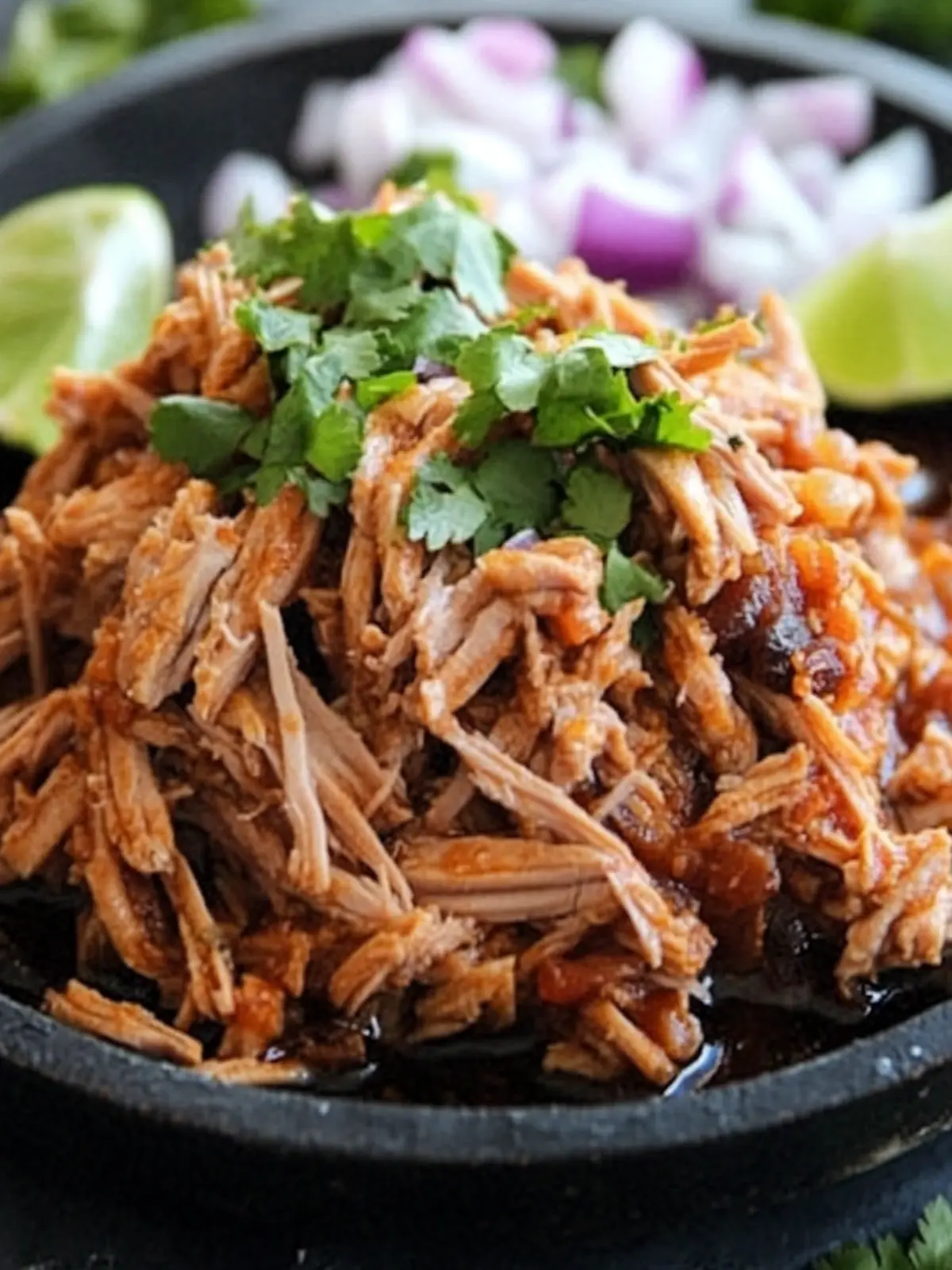 Slow Cooked Sweet Barbacoa Pork