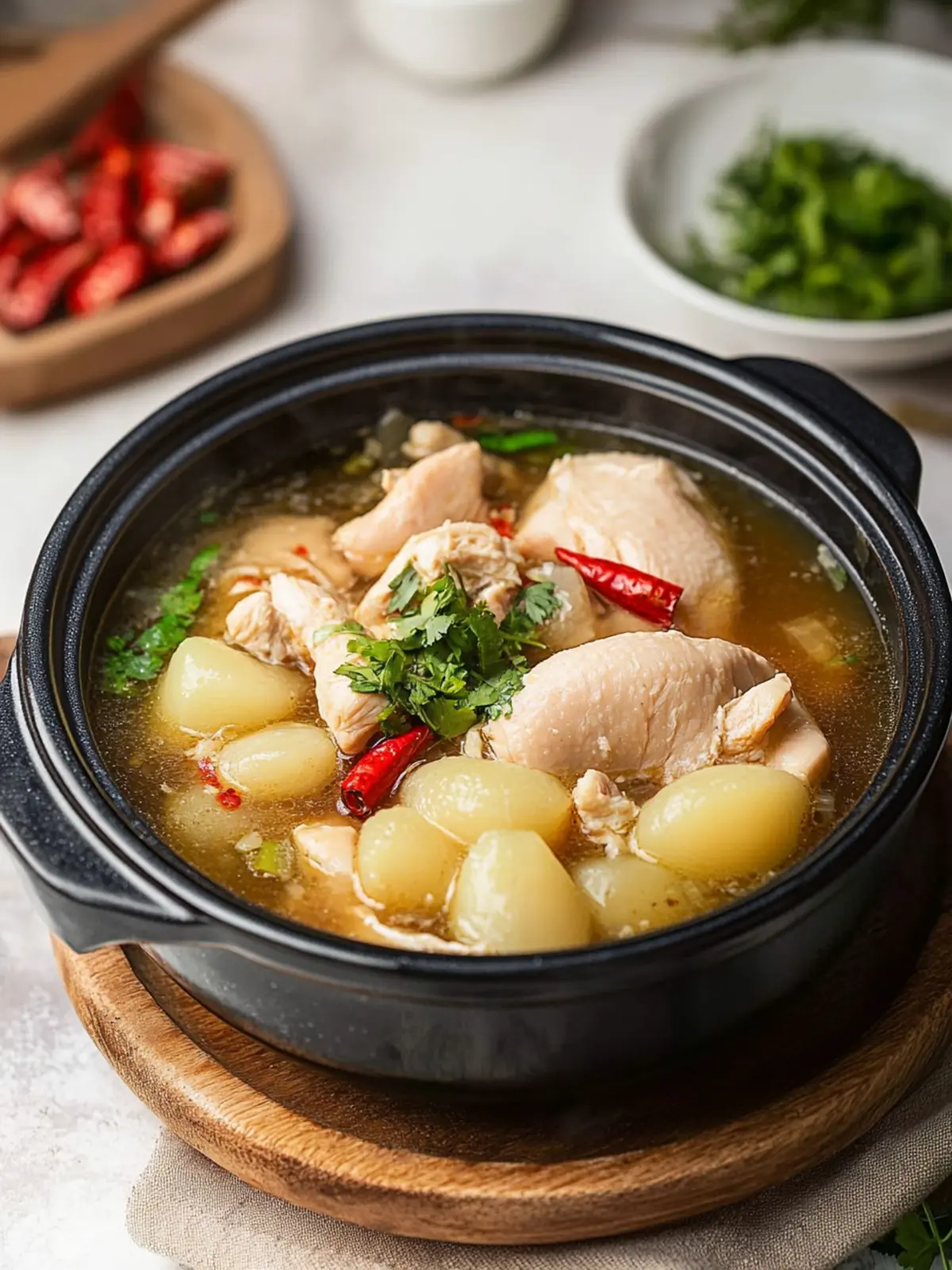 Wholesome Chinese Herbal Chicken Soup in Just 20 Minutes 3 Chinese Herbal Chicken Soup (Pressure Cooker Method)