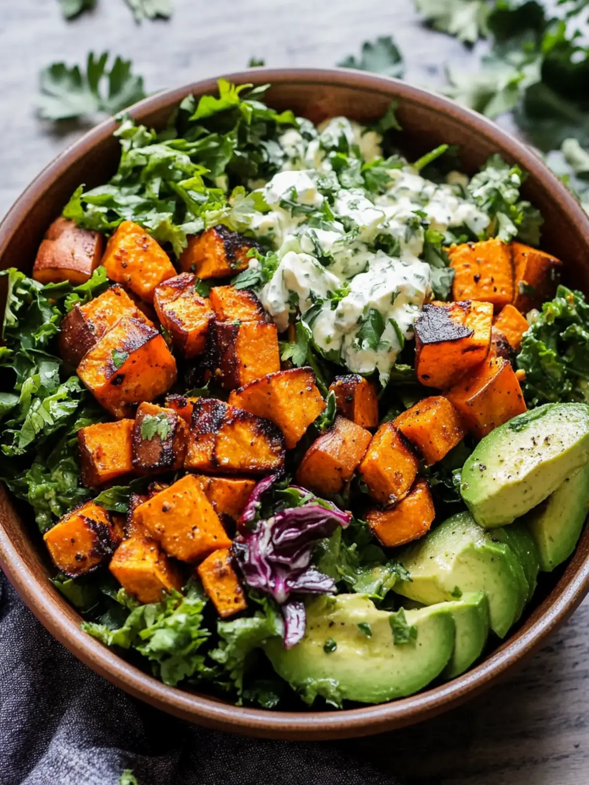 Vegan Roasted Sweet Potato Salad for a Wholesome Feast 3 Vegan Roasted Sweet Potato Salad