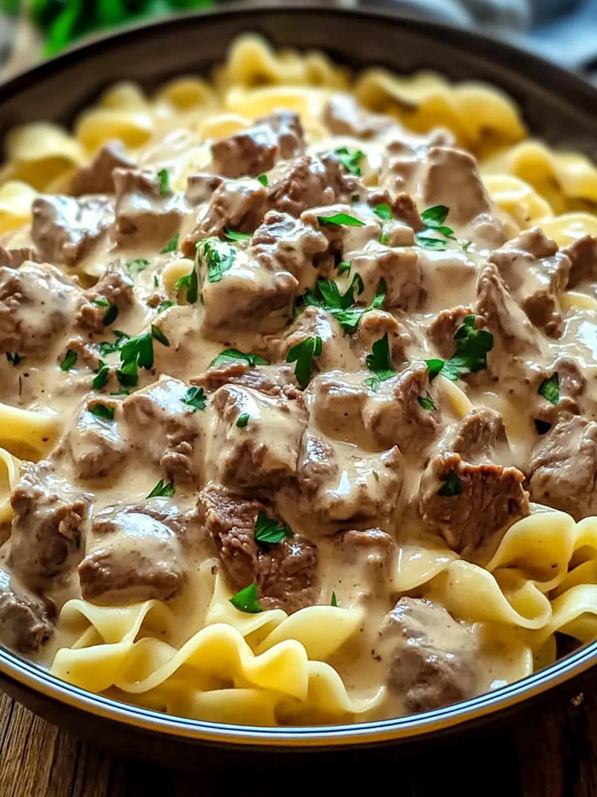Creamy Crock Pot Beef Stroganoff That's a Cozy Dinner Hug 2 Creamy Crock Pot Beef Stroganoff