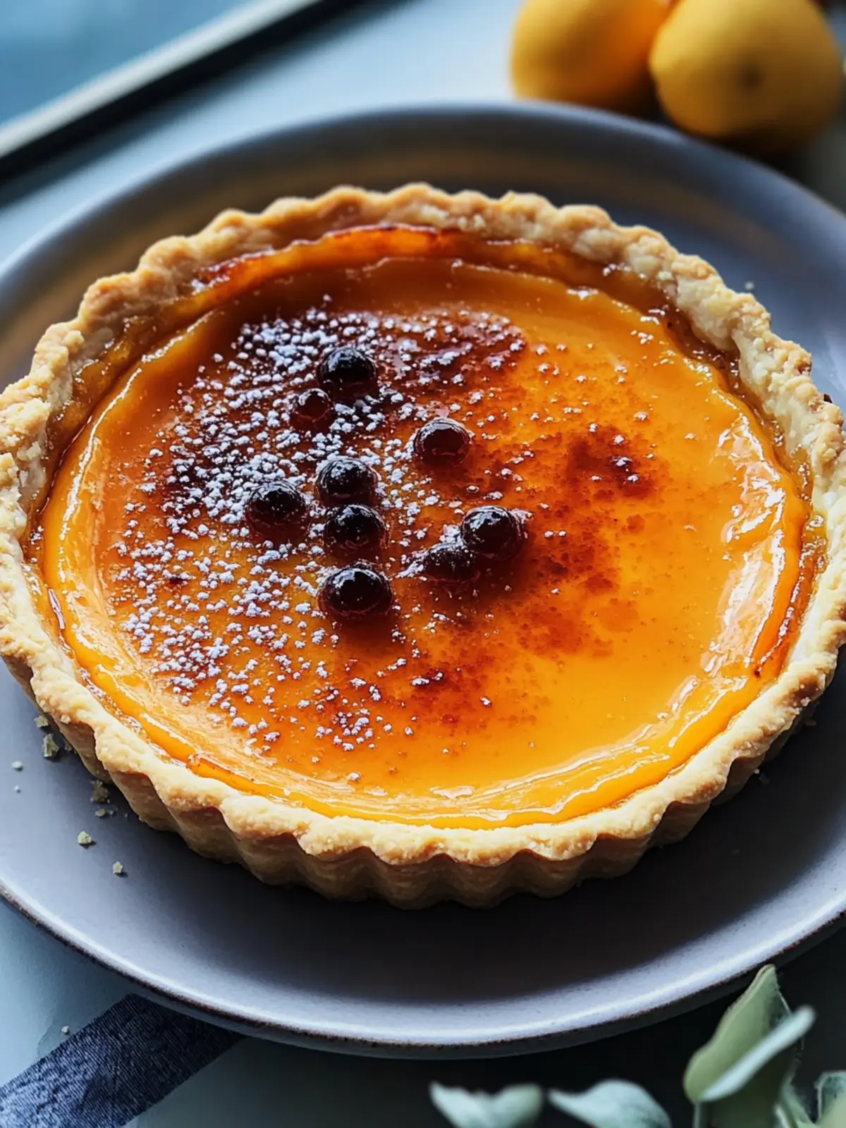 Japanese Sweet Potato Crème Brûlée Tart: A Heavenly Twist 4 Japanese Sweet Potato Crème Brûlée Tart