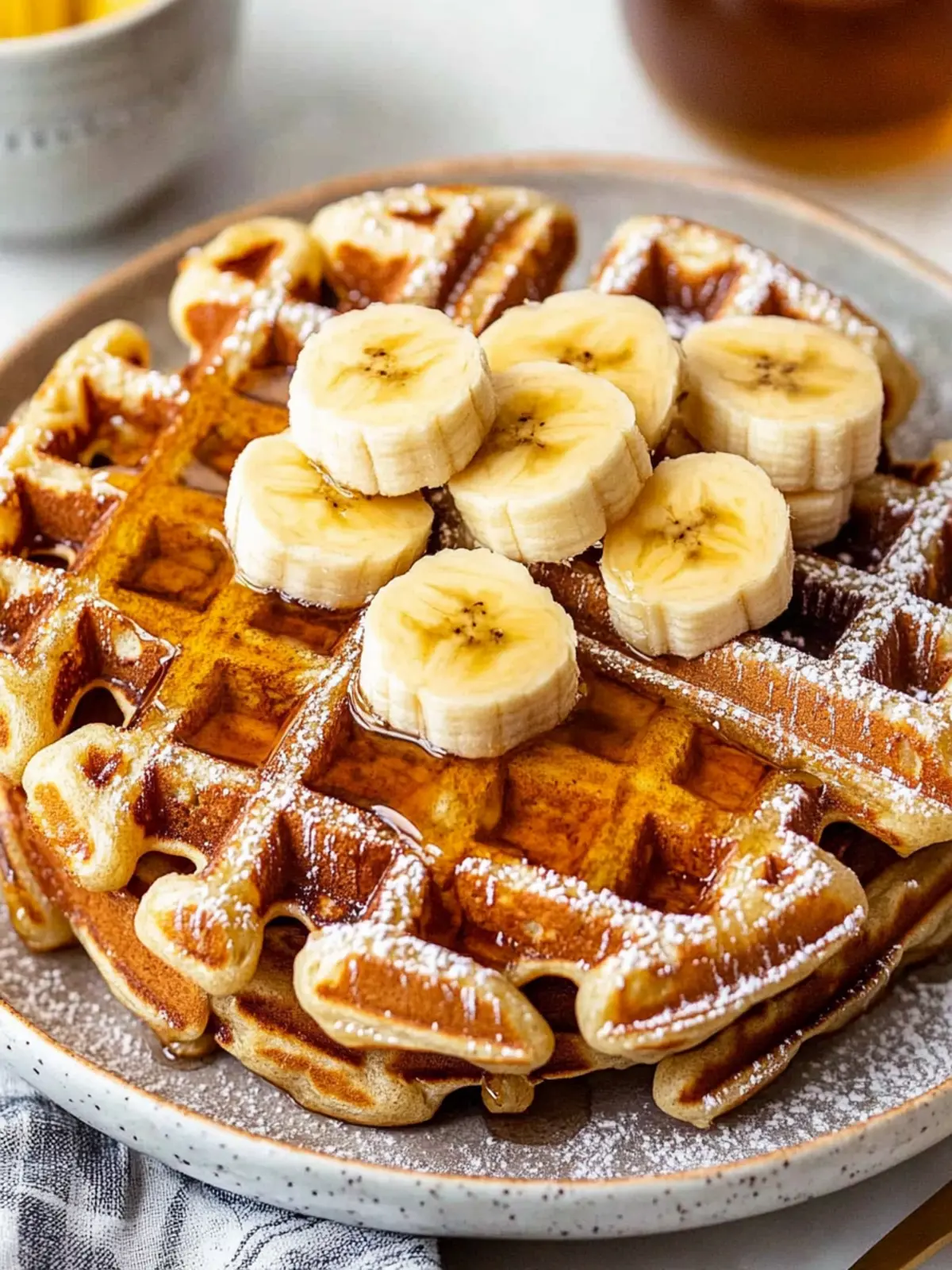 Deliciously Easy Banana Waffles You'll Crave Every Morning 4 Banana Waffles