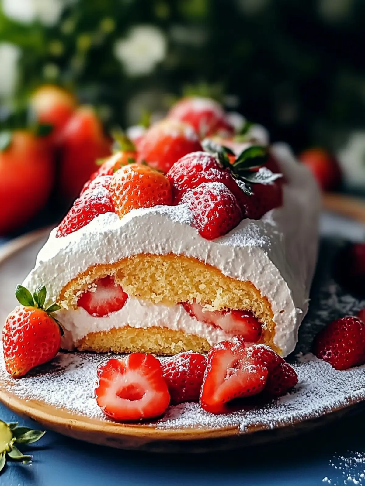 Strawberry Swiss Roll
