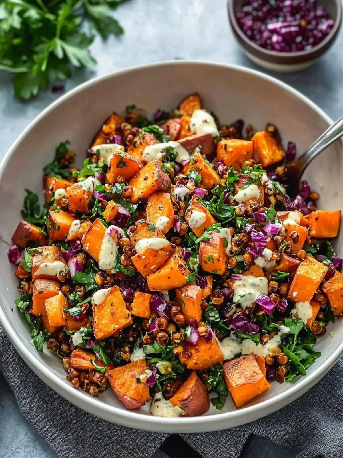 Delicious Roasted Sweet Potato Salad for Vibrant Meals 2 Roasted Sweet Potato Salad