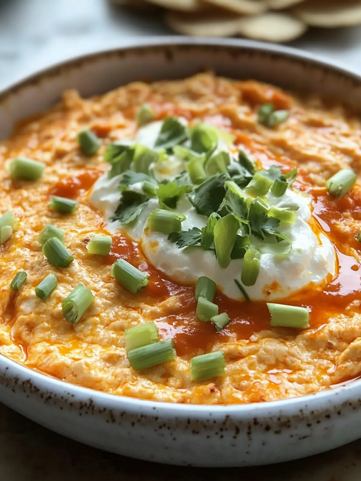 Irresistible High-Protein Buffalo Chicken Dip for Game Day 3 High-Protein Buffalo Chicken Dip