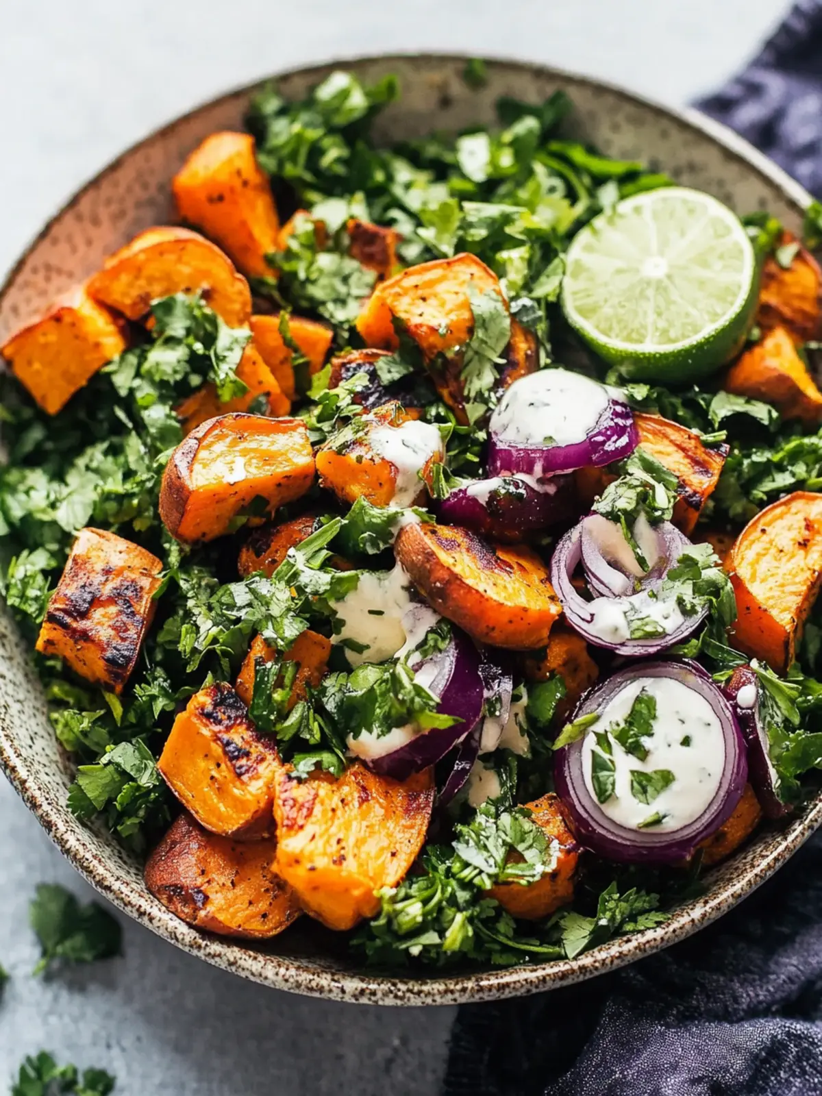 Vegan Roasted Sweet Potato Salad for a Wholesome Feast 4 Vegan Roasted Sweet Potato Salad