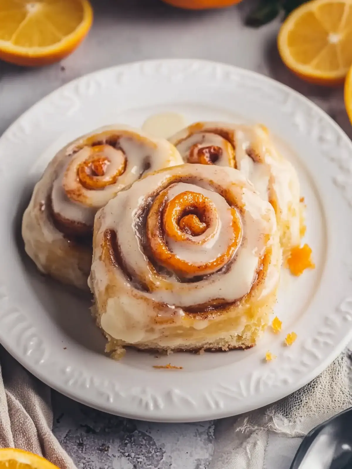 Irresistible Orange Cinnamon Rolls with Sweet Citrus Icing 4 Orange Cinnamon Rolls