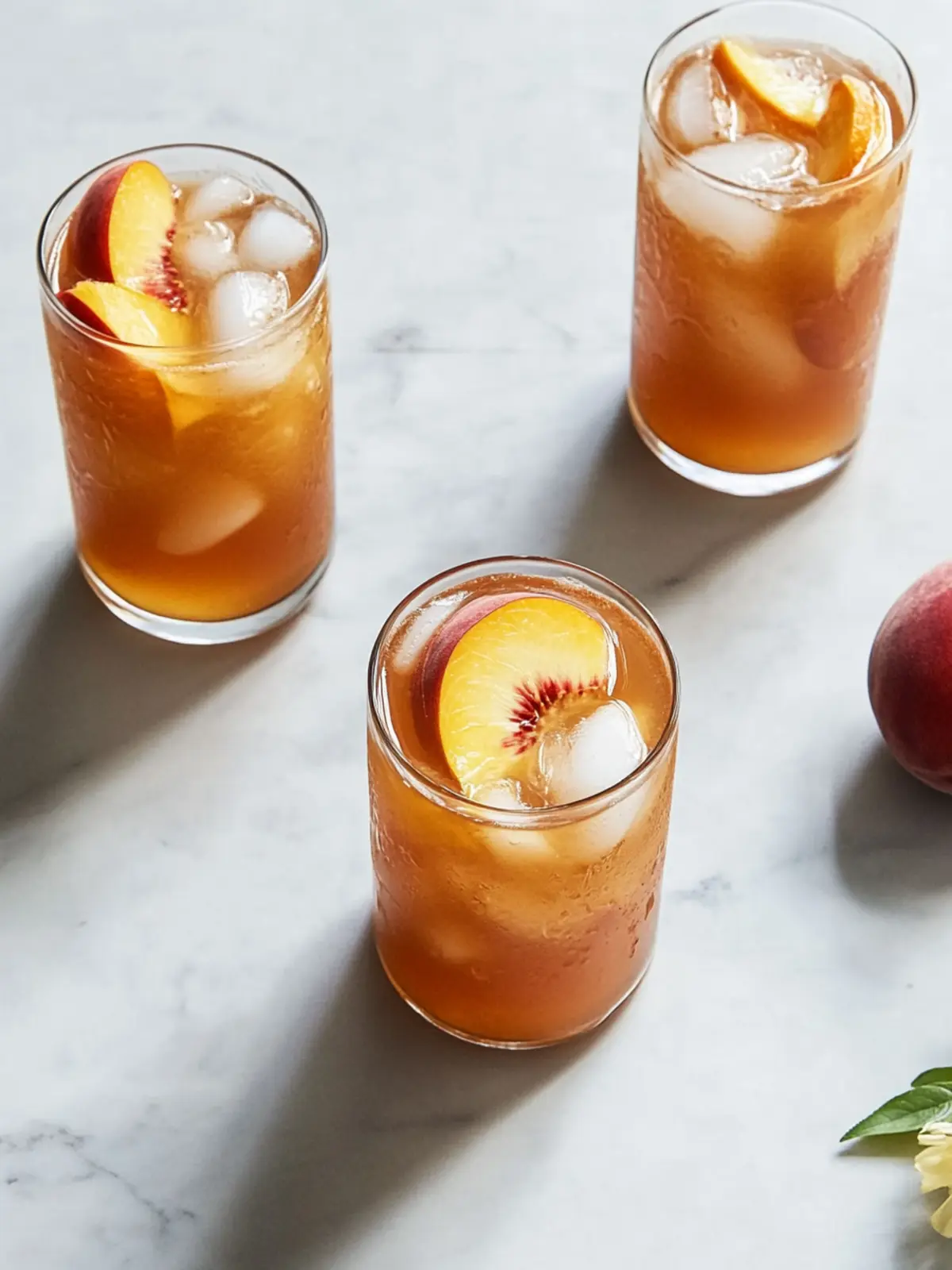 Peach Tea Bliss: Your Ultimate Summer Refreshment Recipe 4 Peach Tea