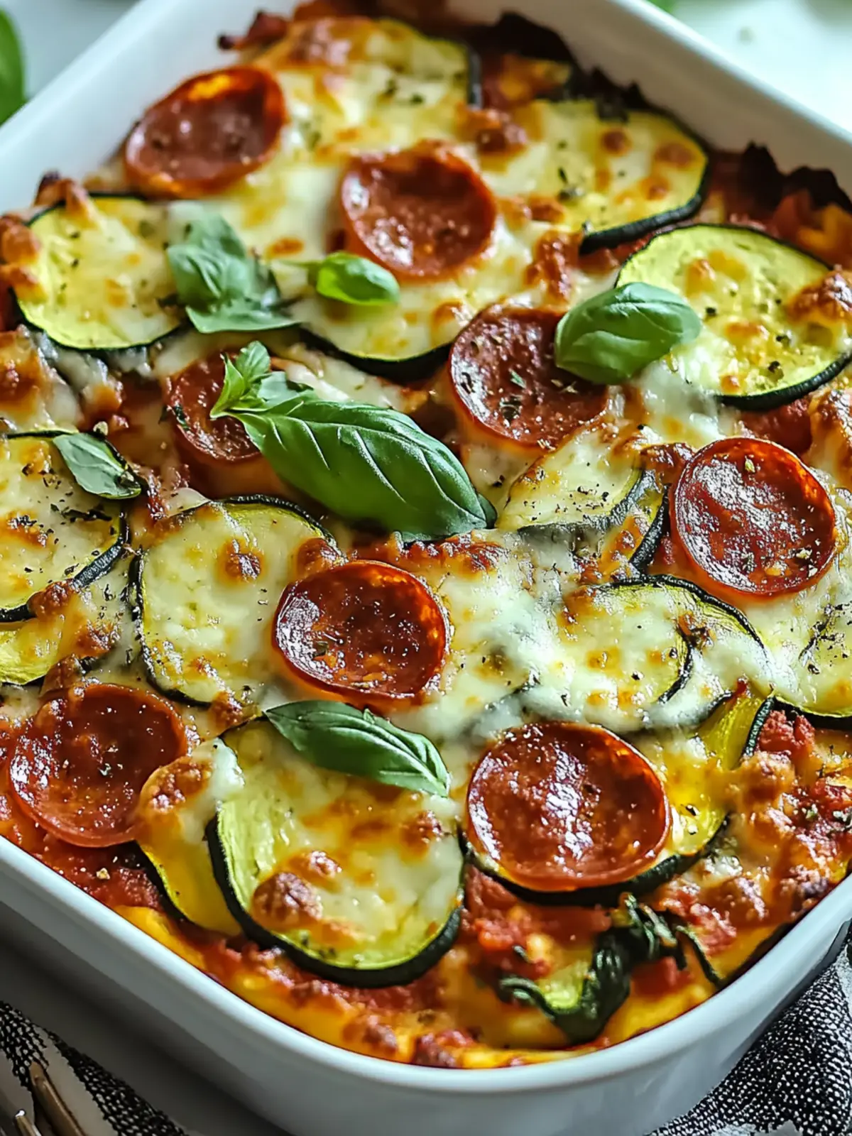 Zucchini Pizza Casserole Easy and Quick Recipe for Family Fun 4 Zucchini Pizza Casserole Easy and Quick Recipe