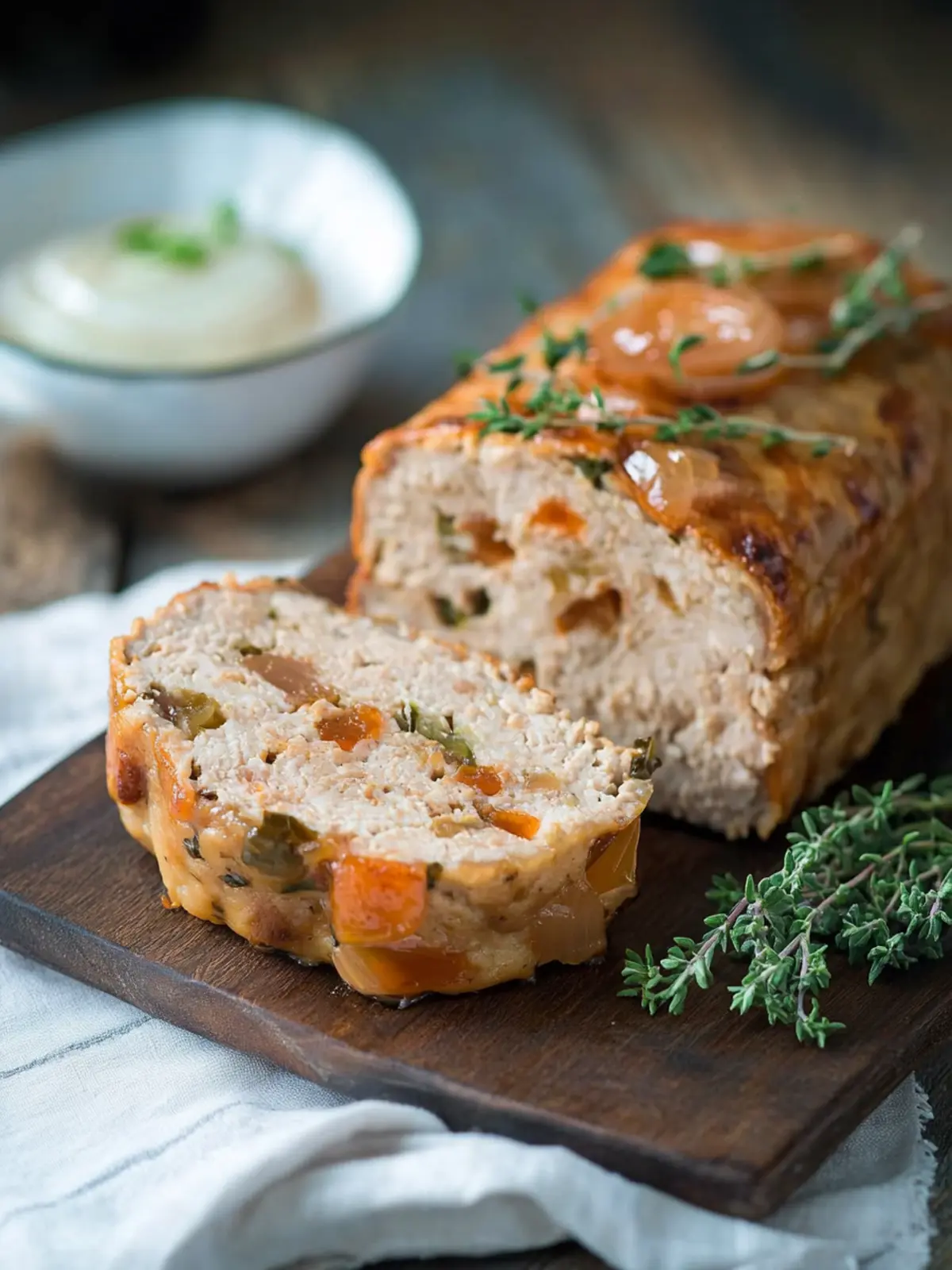 Delicious Chicken Meatloaf with Caramelised Onion Bliss 4 Chicken meatloaf with caramelised onion