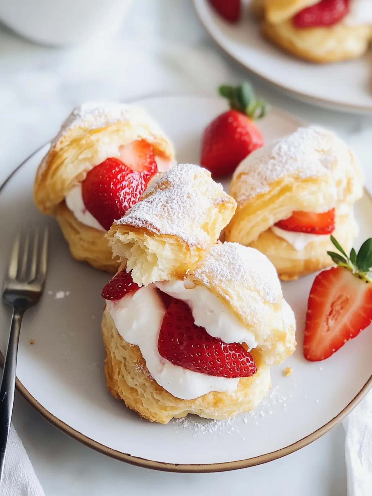 Easy Strawberry Shortcake Puffs: Sweet Treats in 5 Ingredients 4 Easy Strawberry Shortcake Puffs