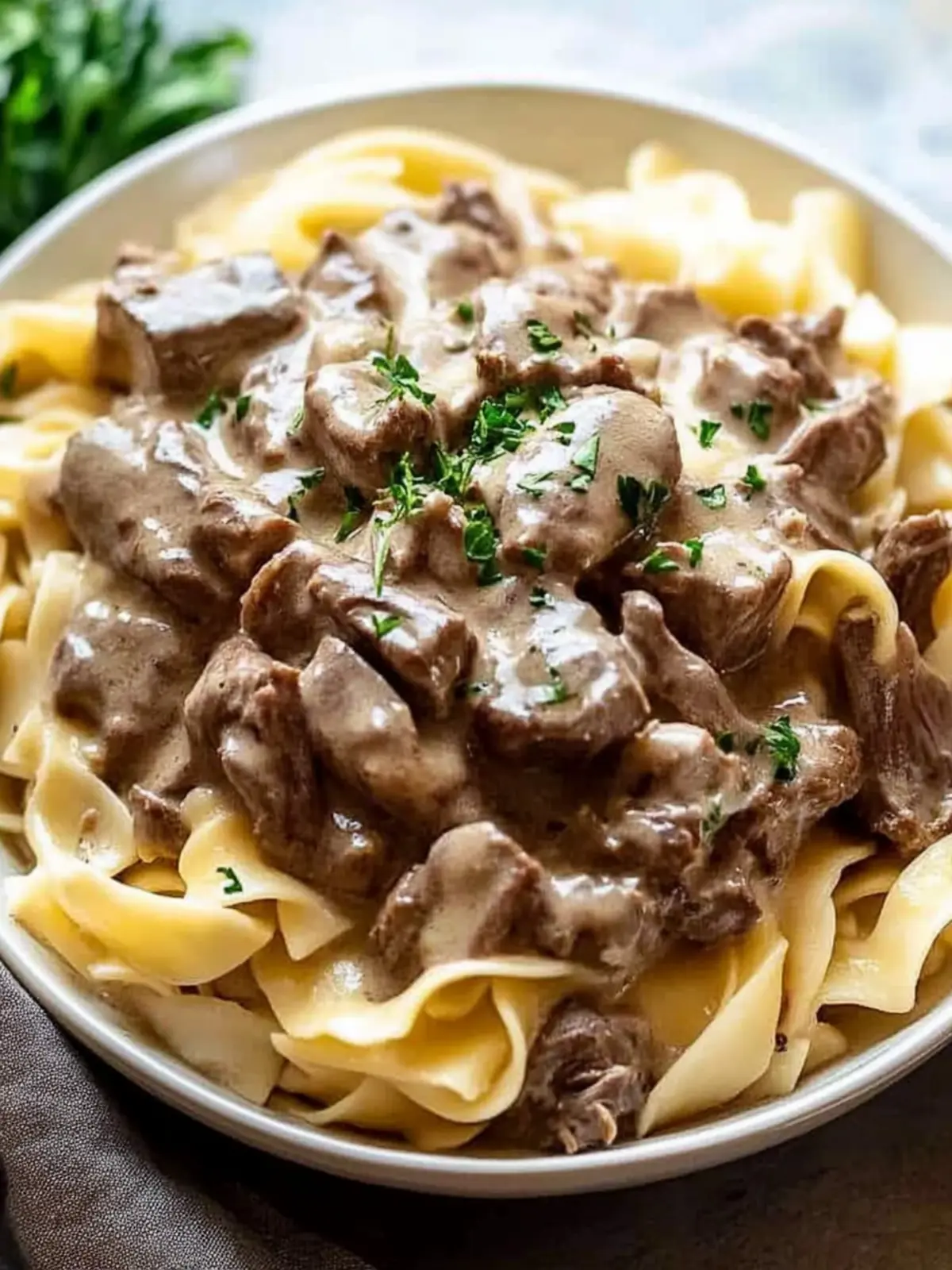 Hearty Slow Cooker Beef Stroganoff for Cozy Nights In 2 Hearty Slow Cooker Beef Stroganoff
