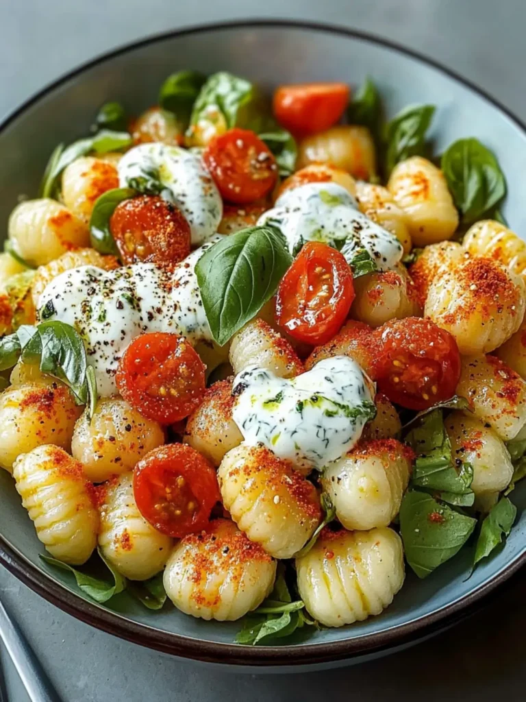 Crispy Gnocchi Salad with Yogurt: The simple recipe for summer