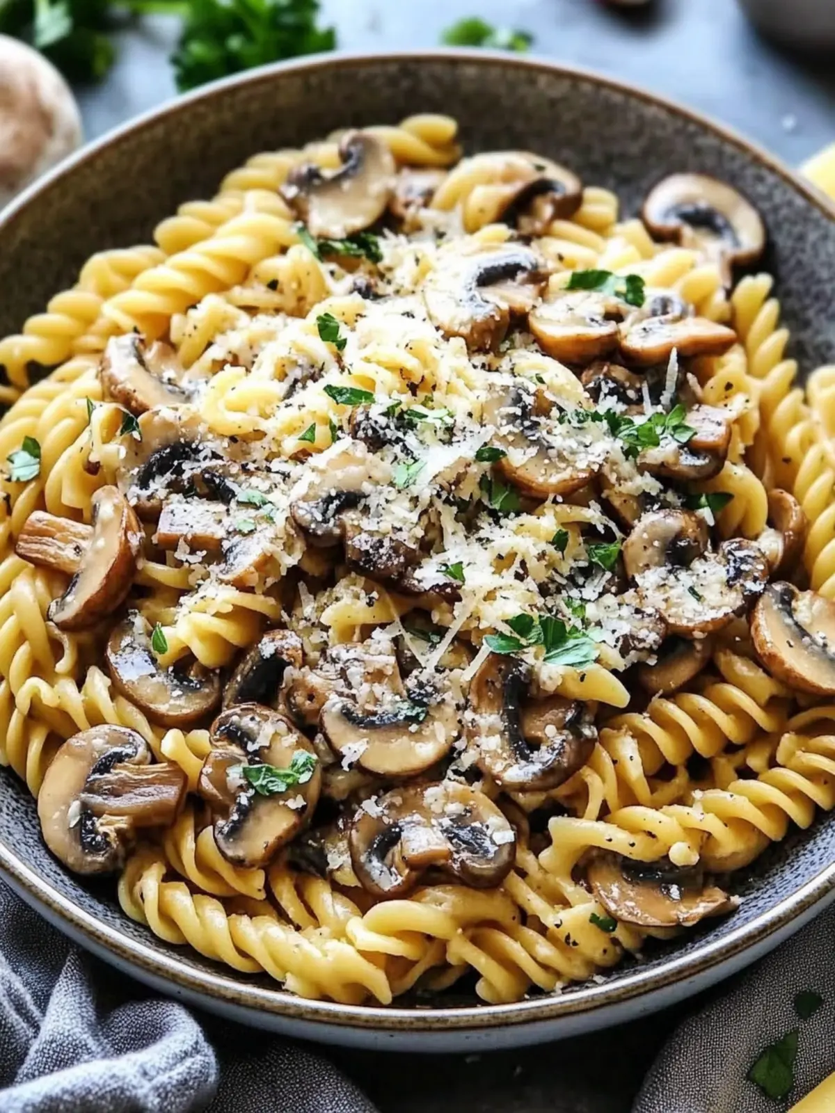 Cozy Mushroom Parmesan Pasta: Comfort Food in 30 Minutes 3 Cozy Mushroom Parmesan Pasta