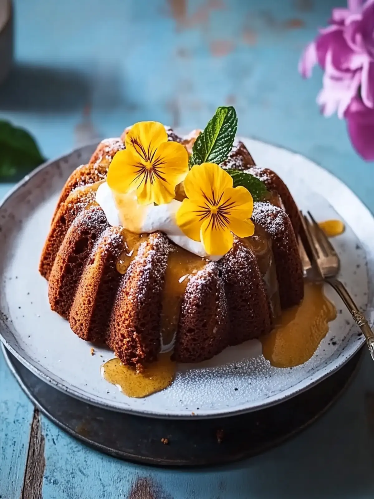 Irresistible Rum Cake with Grilled Pineapple Bliss 5 Rum cake