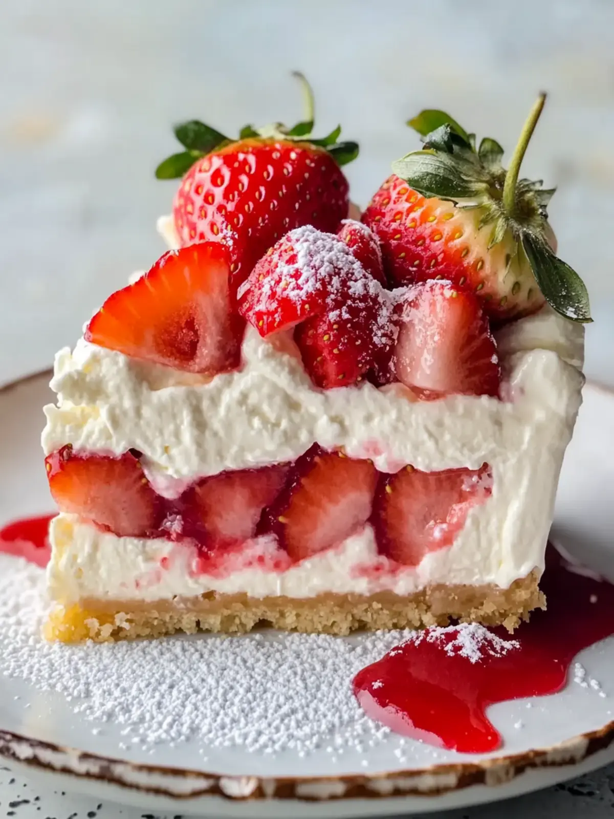 Delicious Strawberry Shortcake Cheesecake You’ll Love to Make 2 Strawberry Shortcake Cheesecake