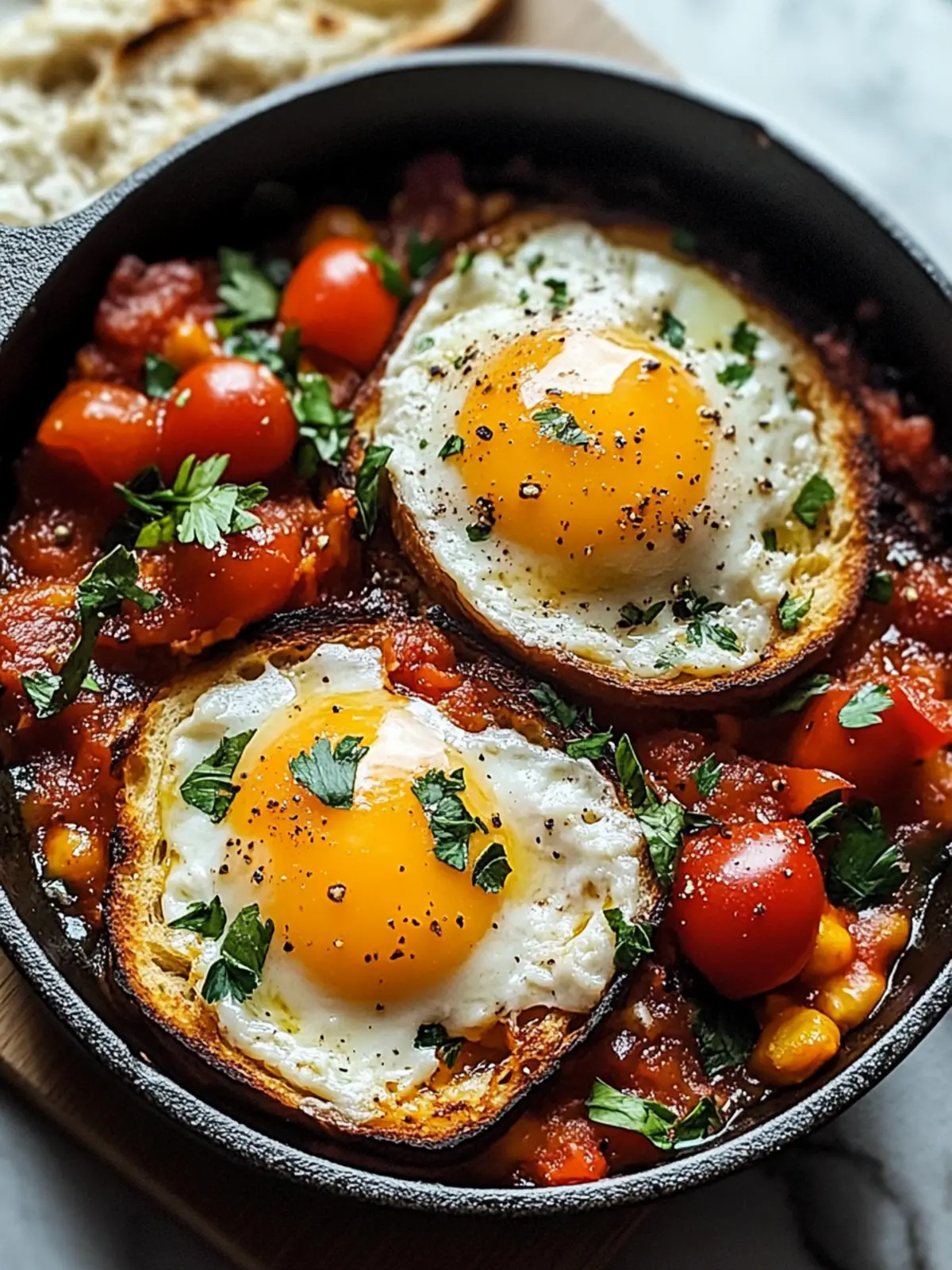 Shakshouka Toast: Quick, Tasty Breakfast Upgrade You’ll Love 4 Shakshouka Toast